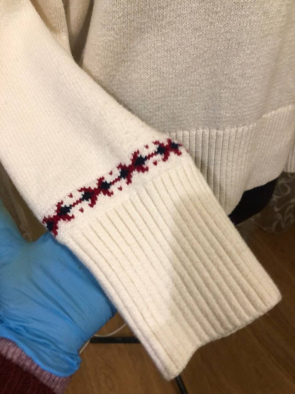 Other Joules Womens Abigail High Intarsia Sky Jumper Colour Cream Size L / US 10 / IT 46 - 3 Thumbnail