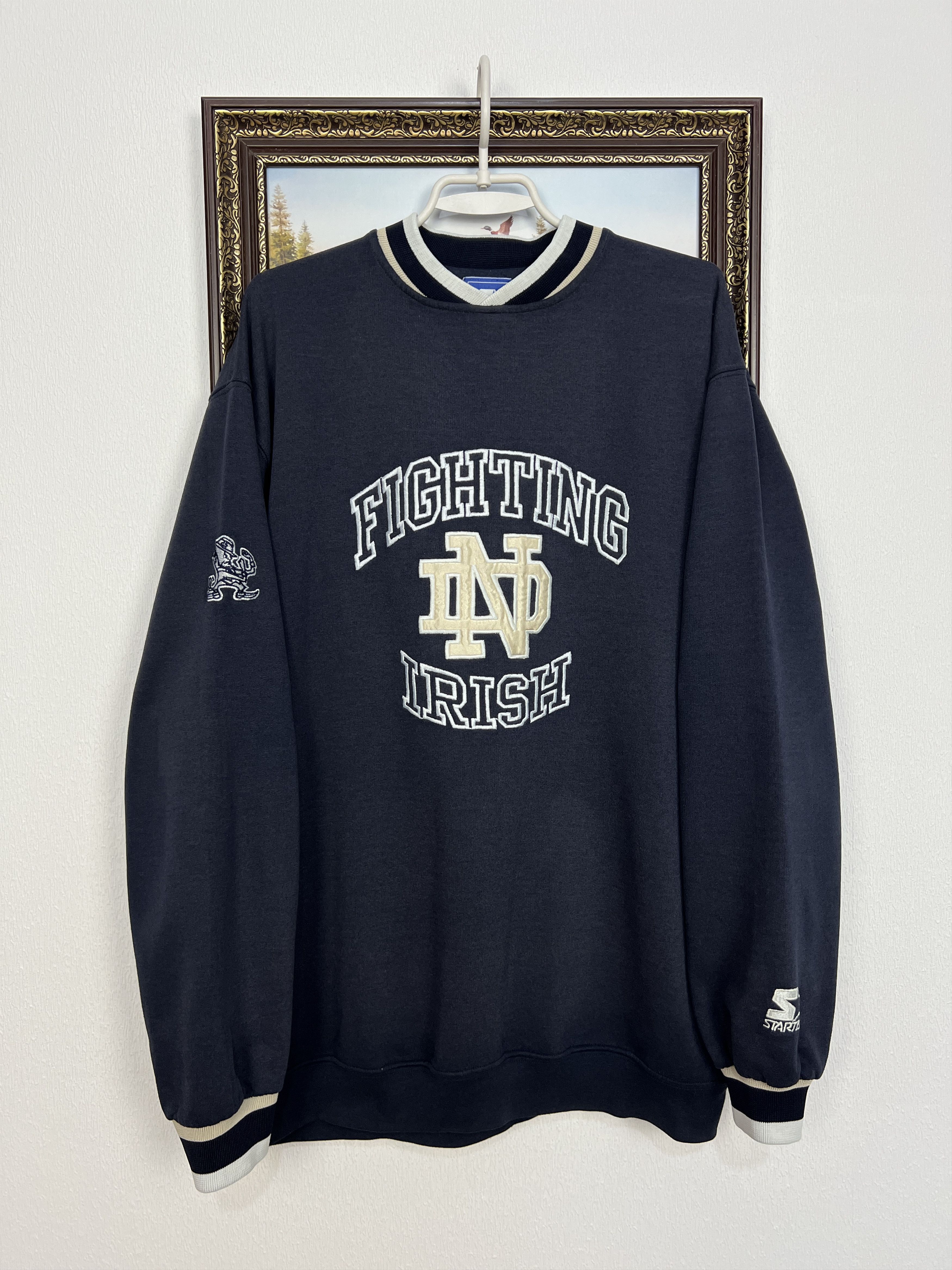 Starter Vintage Notre Dame Fighting Irish NCAA Sweatshirt Crewneck Size US XL / EU 56 / 4 - 1 Thumbnail