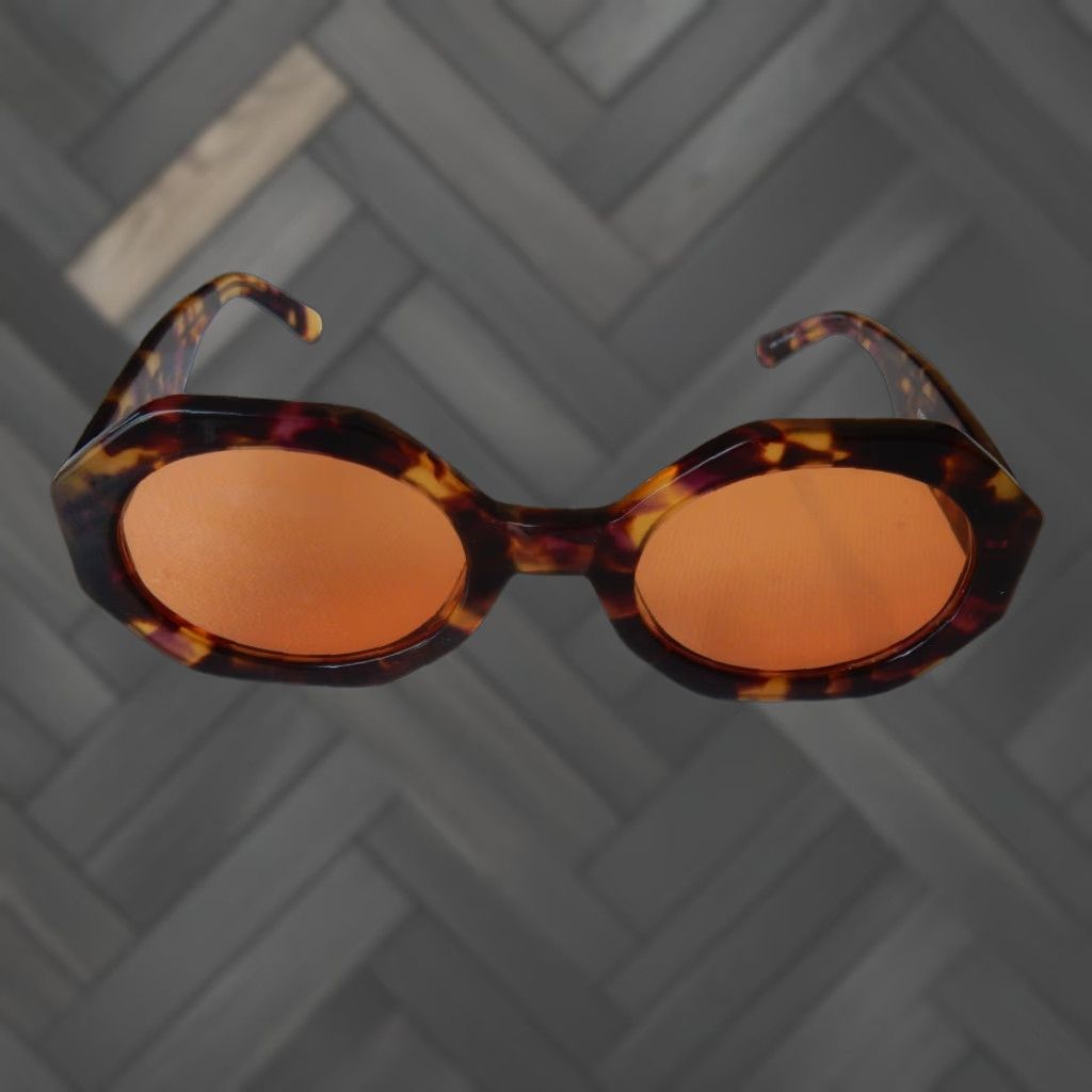 Vintage Eyebuydirect Sunglasses Frames Only 51[]23 145 Brown Women Frames Sunglasses Vintage? Size ONE SIZE - 1 Thumbnail