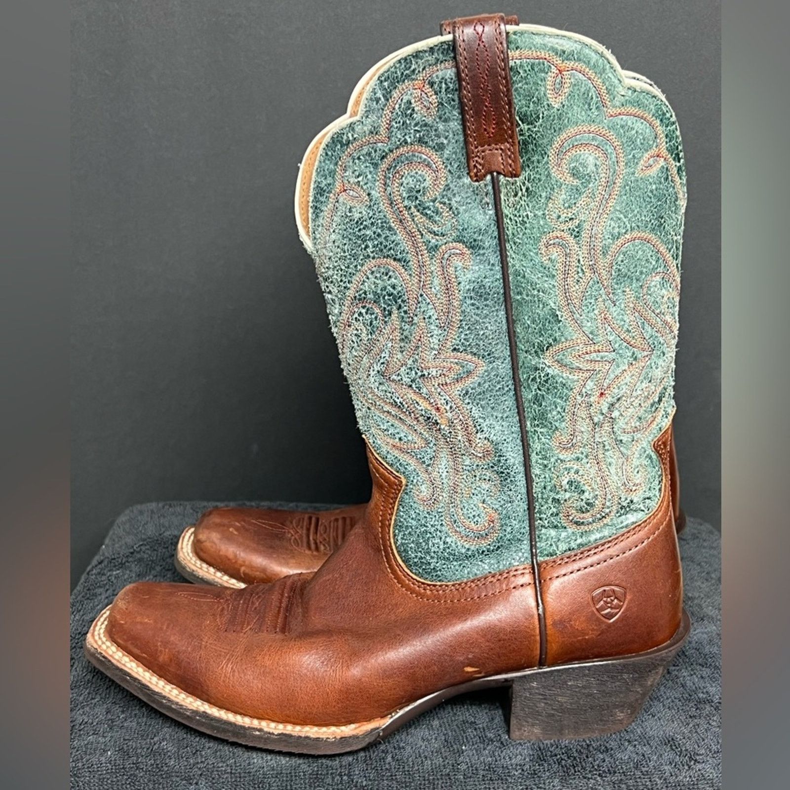 Ariat Ariat Ladies Legend Sq Toe Piney Woods Western Cowgirl Boots Size US 7.5 / IT 37.5 - 1 Thumbnail