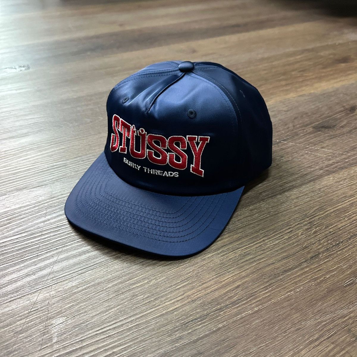 Stussy STUSSY MD BURLY THREADS CAP - NAVY Size ONE SIZE - 2 Thumbnail