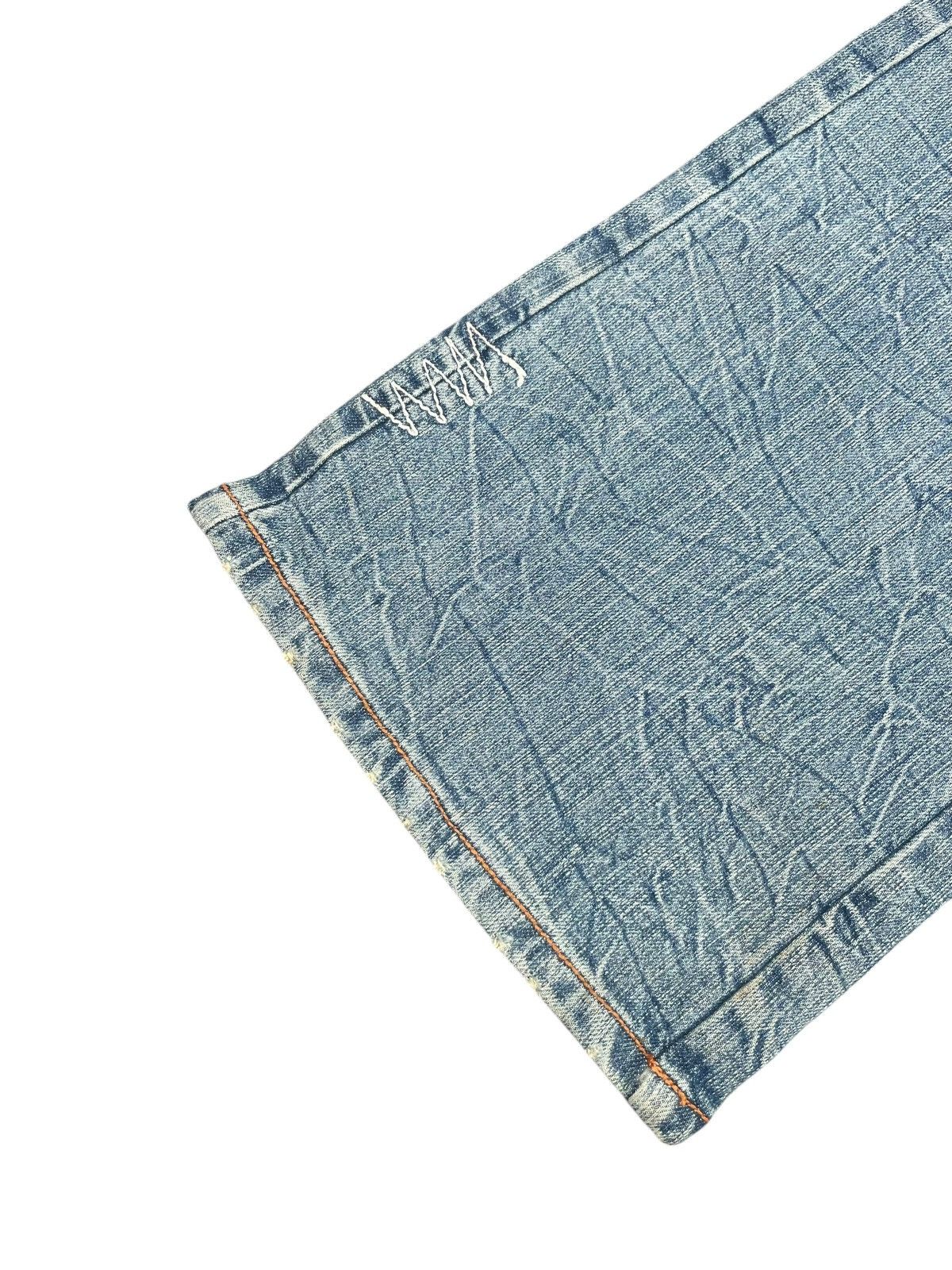 Designer × Request Jeans Request Flare Emboiderey Denim Size 36" / US 14 / IT 50 - 4 Thumbnail