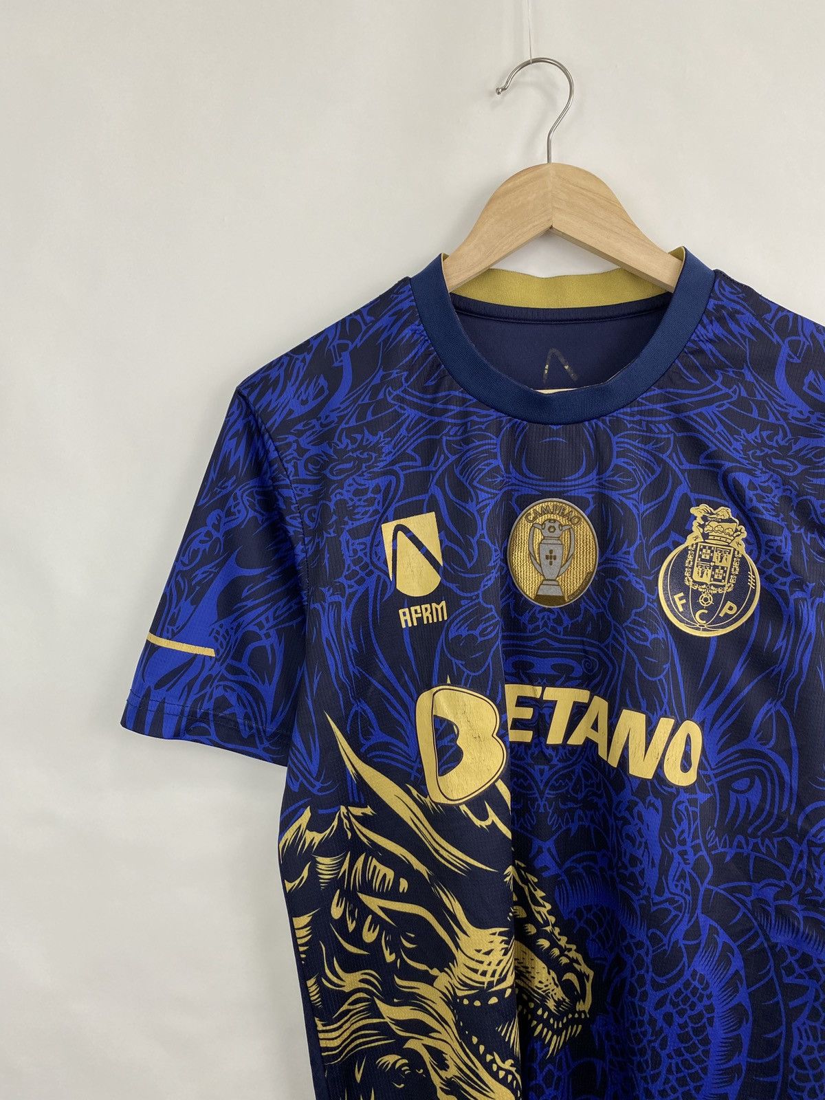 Japanese Brand FC Porto Japan Dragon Style Afrm Soccer Jersey T-Shirt Y2K Size US M / EU 48-50 / 2 - 2 Thumbnail