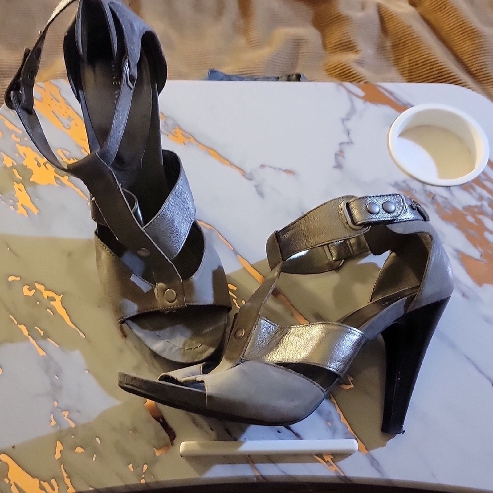 Nine West Nine West Grey Shoes Size US 11 / IT 41 - 1 Thumbnail