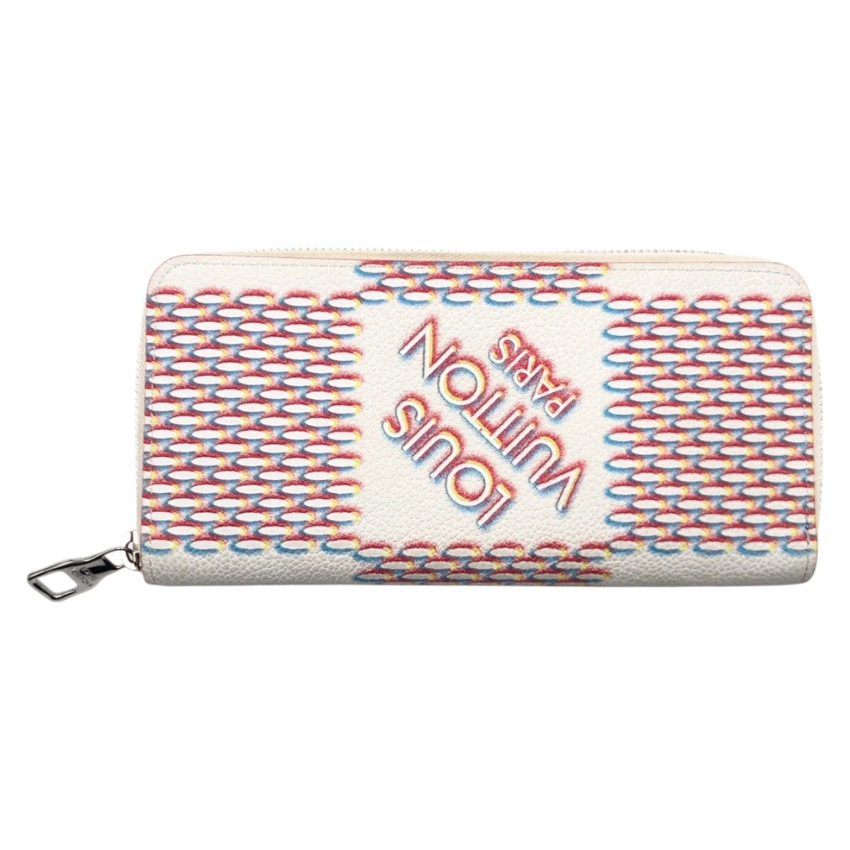 Louis Vuitton Louis Vuitton Zippy Wallet Vertical Damier Spray Long Wallet Textile Long Wallet M81403 DUTY FREE for USA
