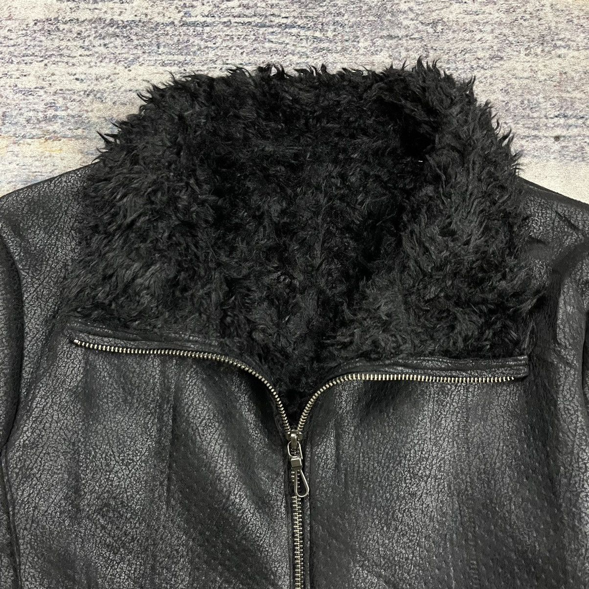 semanticdesign Rare Shellac x Semantic design trim fur bikers jacket Size US M / EU 48-50 / 2 - 8 Thumbnail