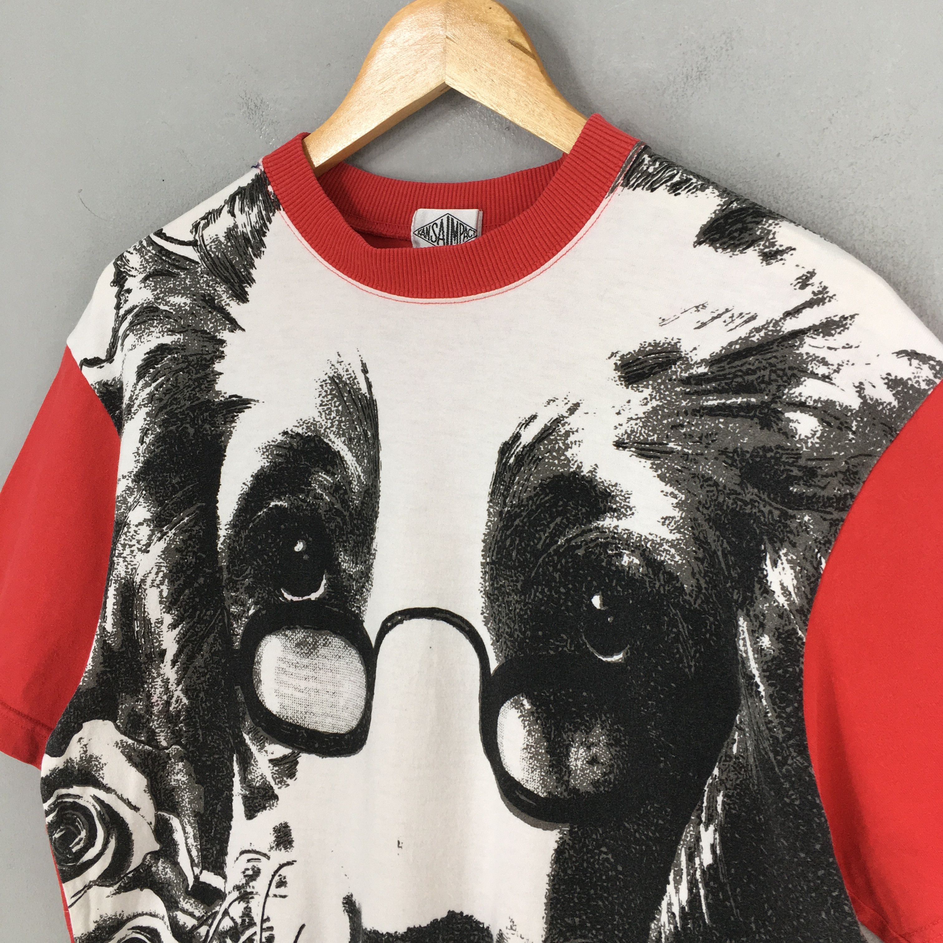 Kansai Yamamoto Vintage Kansai Yamamoto Impact Red T Shirt Medium Size US M / EU 48-50 / 2 - 4 Thumbnail