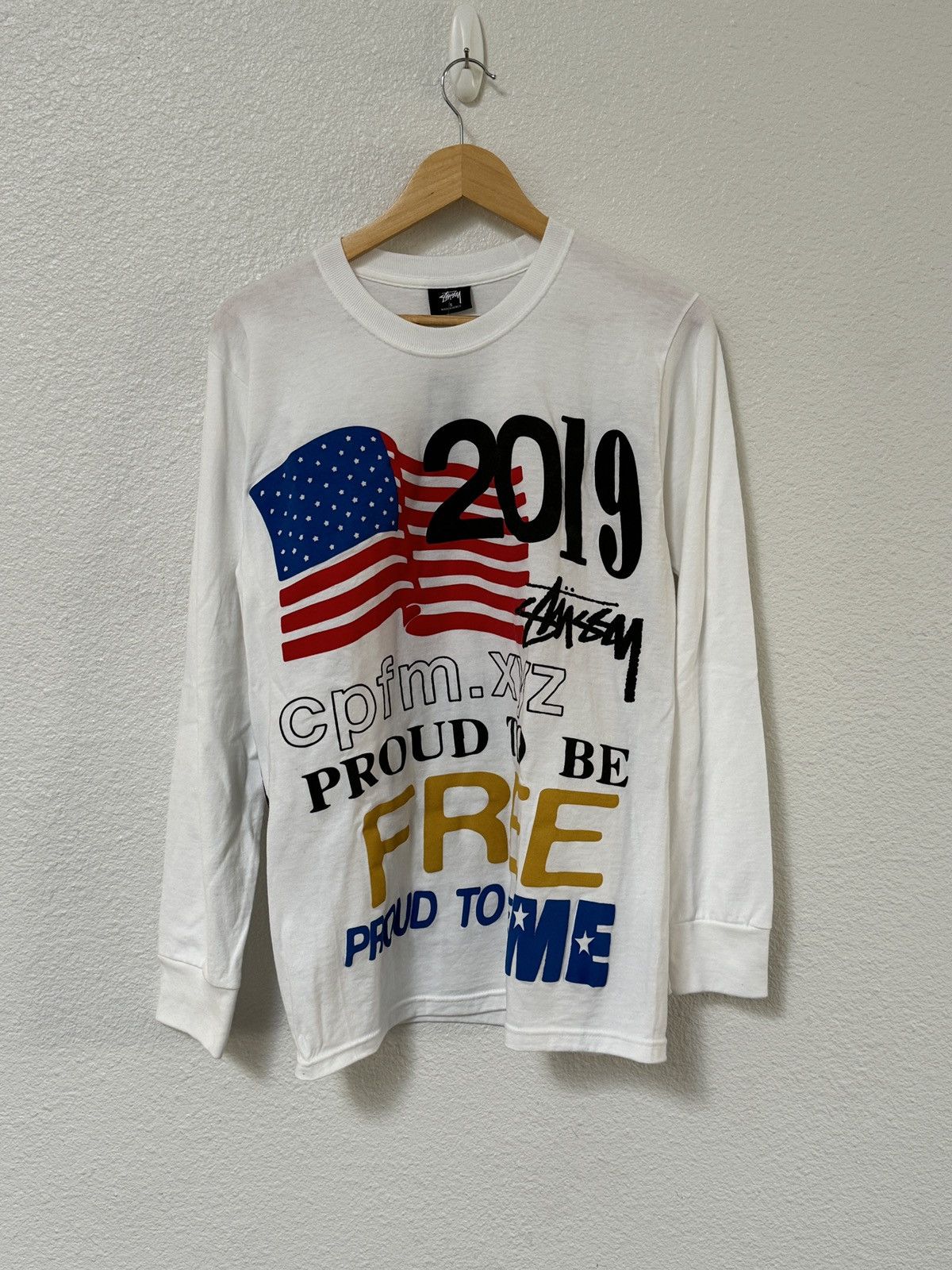 Cactus Plant Flea Market × Stussy Stussy X CPFM Proud To Be Long Sleeves Tee Size US S / EU 44-46 / 1 - 1 Thumbnail