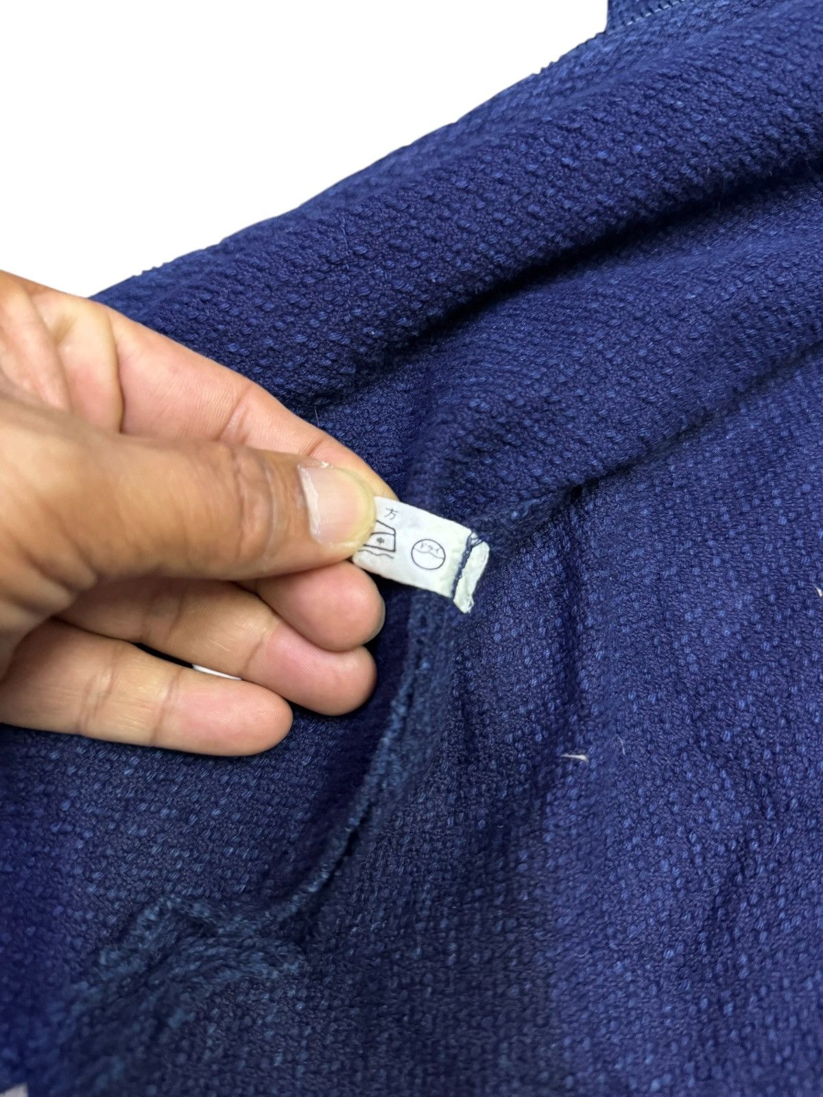 Japanese Brand Vintage Japanese Indigo Kimono Haori Style Fish Graphic Zip Size US M / EU 48-50 / 2 - 6 Thumbnail