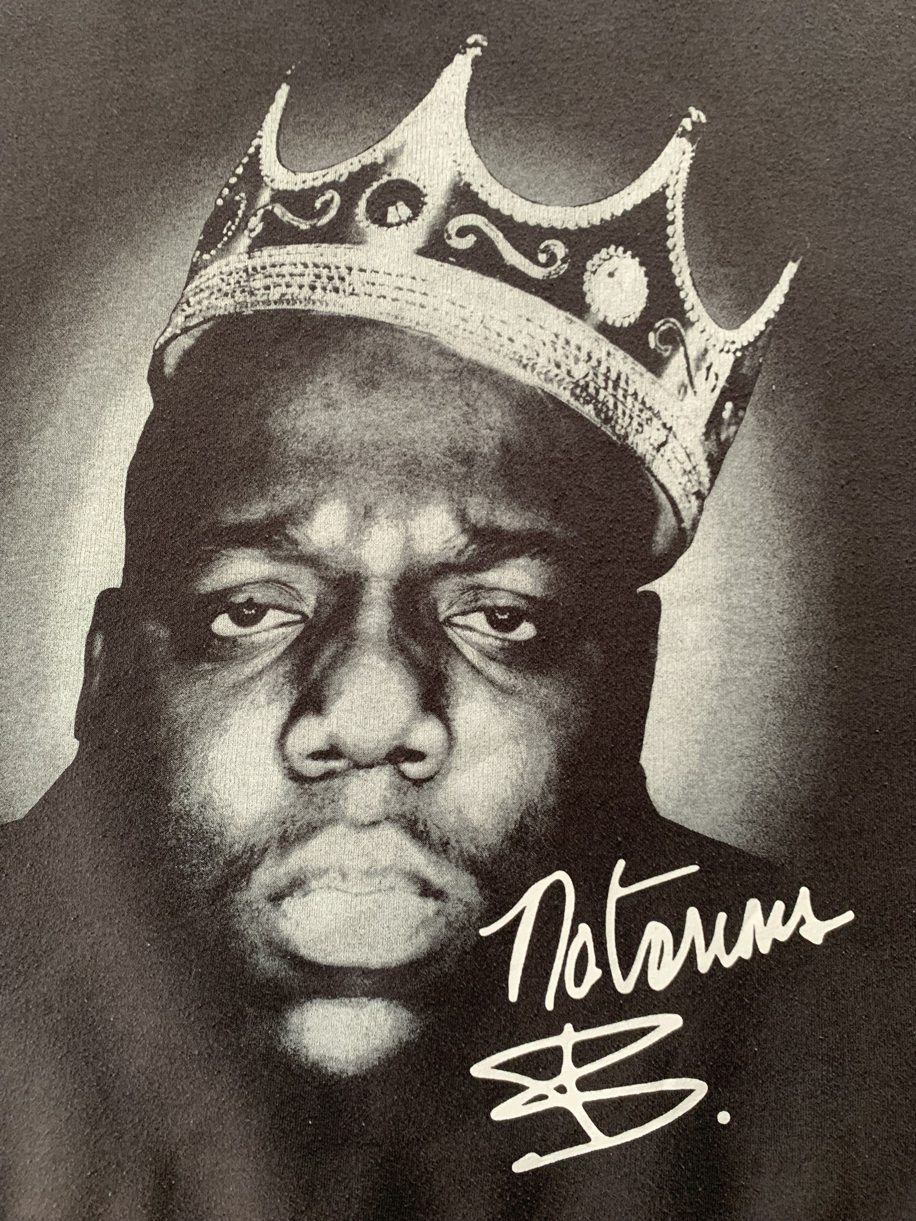 Rap Tees The Notorious BIG Big Print Sweatshirt Size US M / EU 48-50 / 2 - 5 Thumbnail