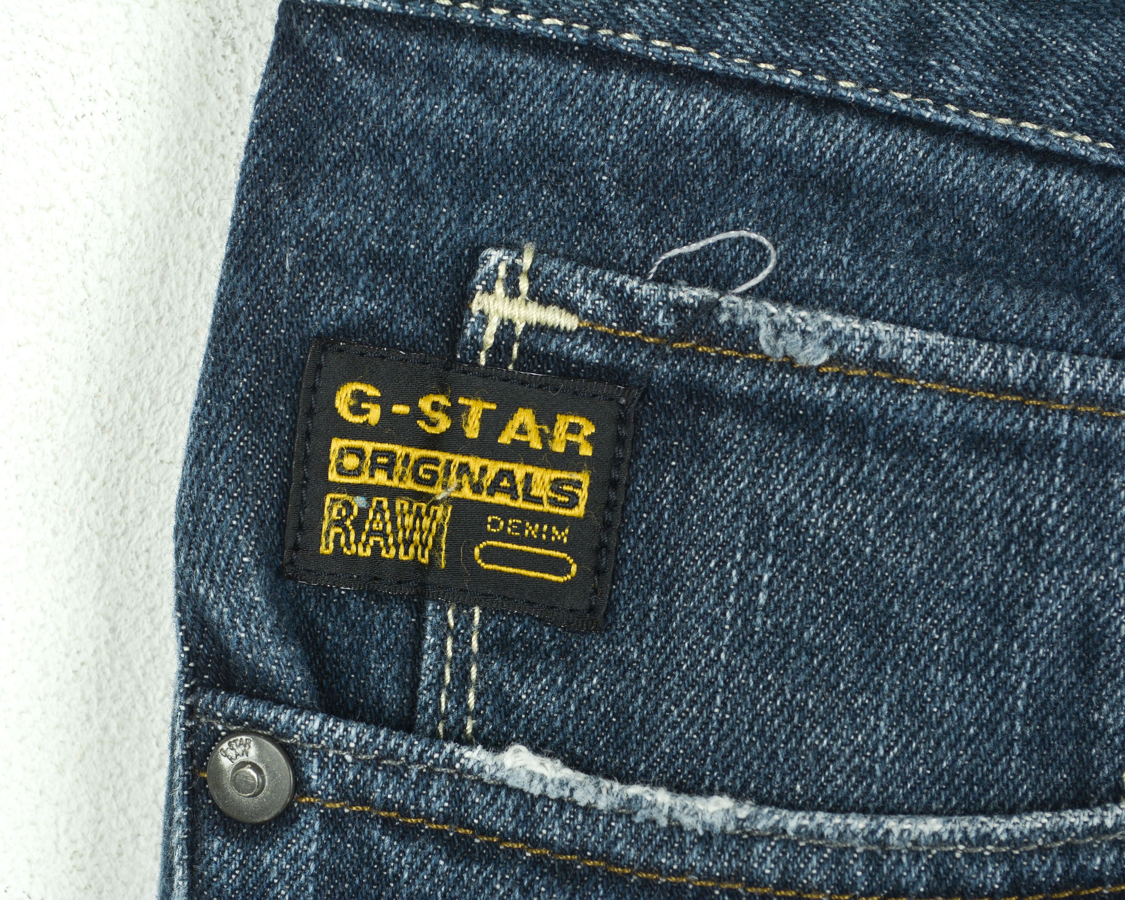 G-Star Yield Slim W33 L32 Straight Leg Jeans Pants Trousers Casual Size US 33 - 3 Thumbnail