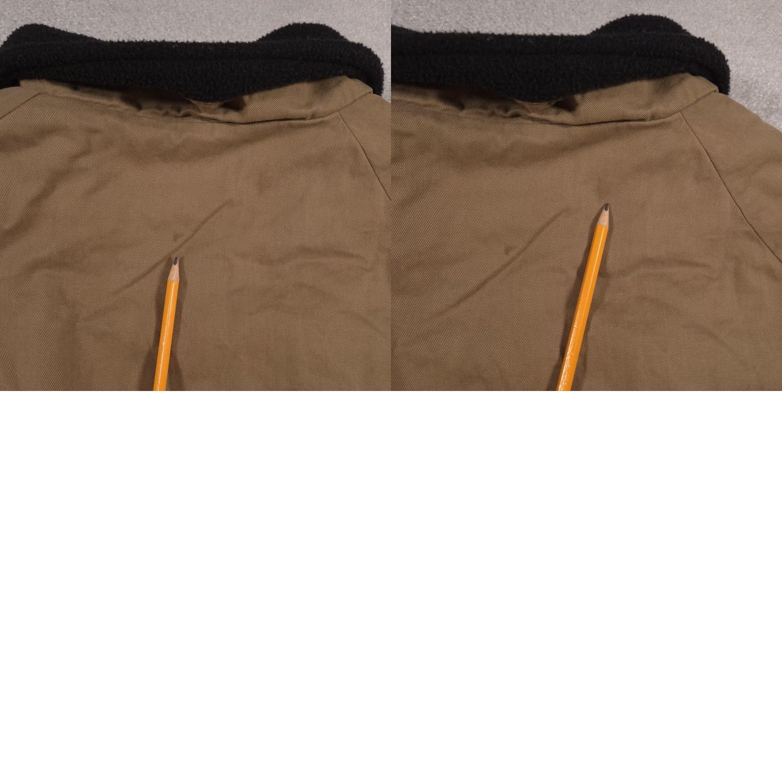 Vintage Kent Jacket Mens XL Brown Workwear Canvas Sherpa Lined Made USA Winter Bomber Jacket with Logo Zipper Pockets Worn Size US XL / EU 56 / 4 - 10 Thumbnail