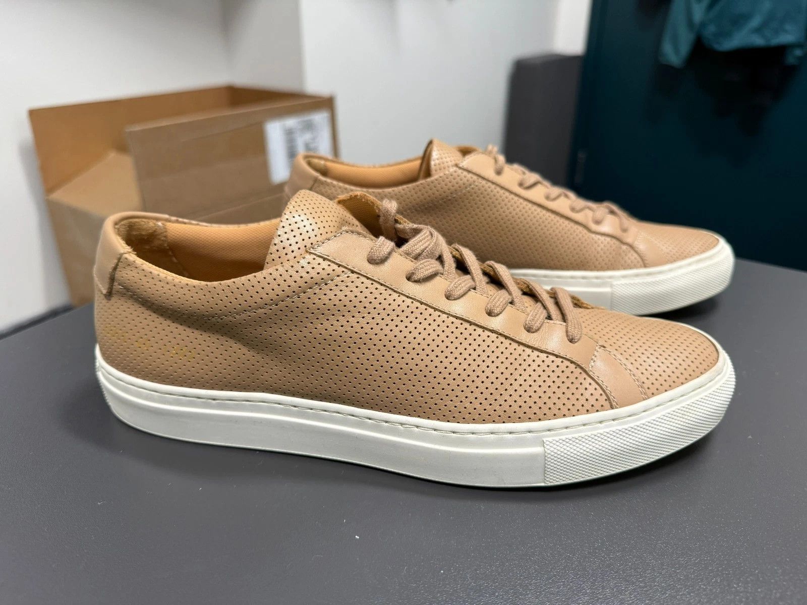 Common Projects Achilles Low Perforated Leather Sneakers