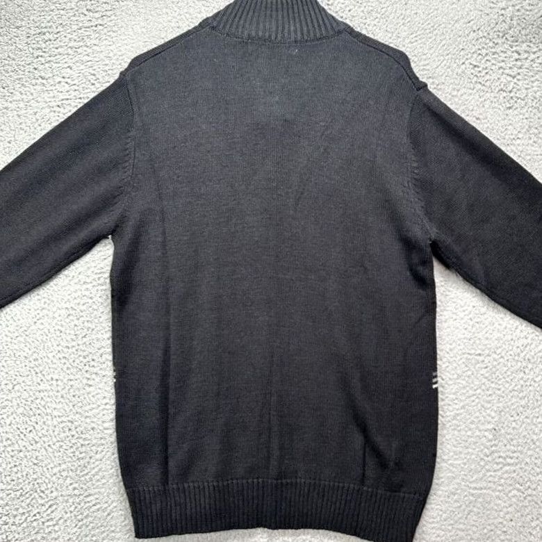 Oscar De La Renta Oscar de la Renta Sweater Pullover Quarter Zip Black Plaid Mens Medium NEW Size US M / EU 48-50 / 2 - 3 Thumbnail