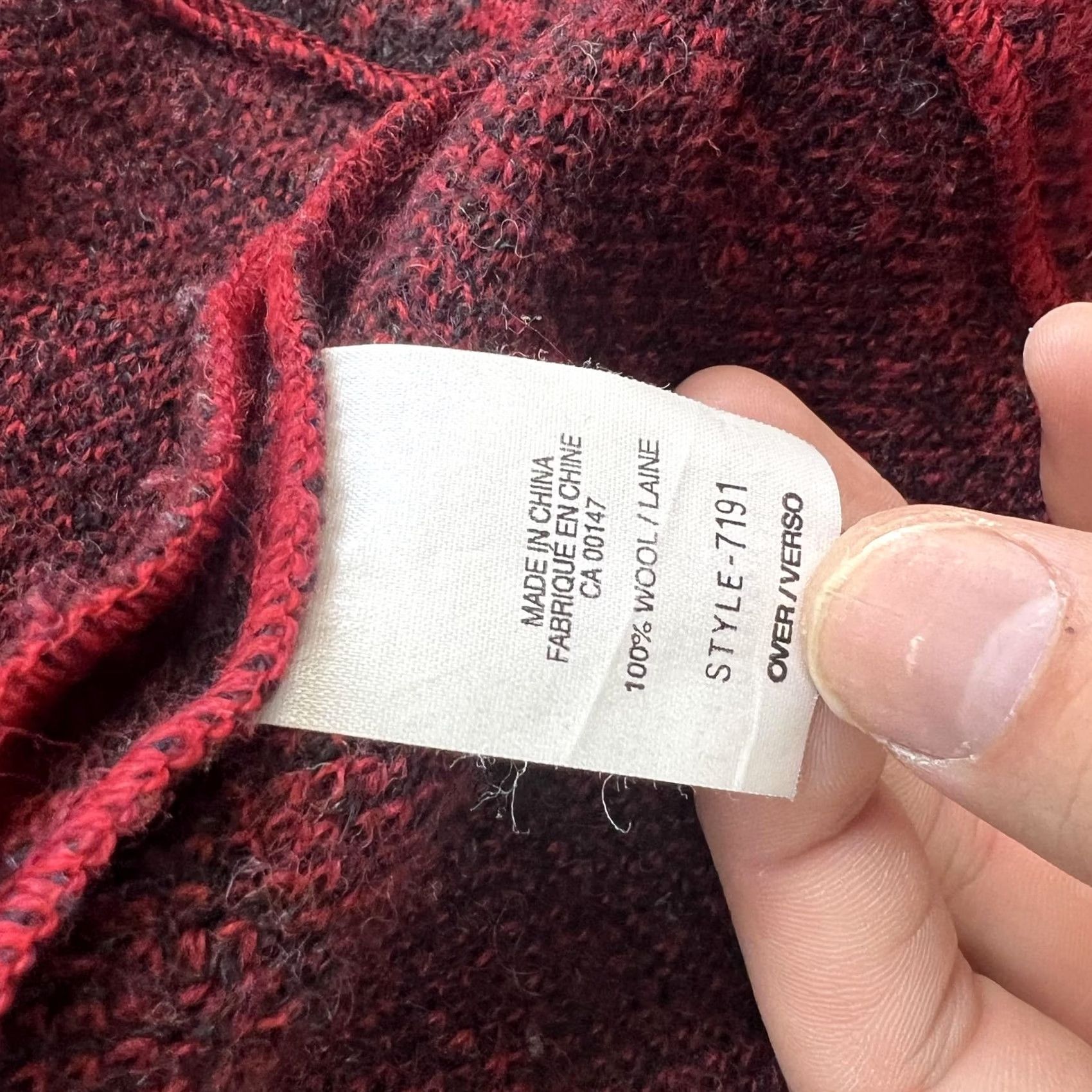 Vintage Splendor Jacket Womens Medium Red Plaid 100% Wool Button Front Collared Short Size 32" / US 10 / IT 46 - 2 Thumbnail