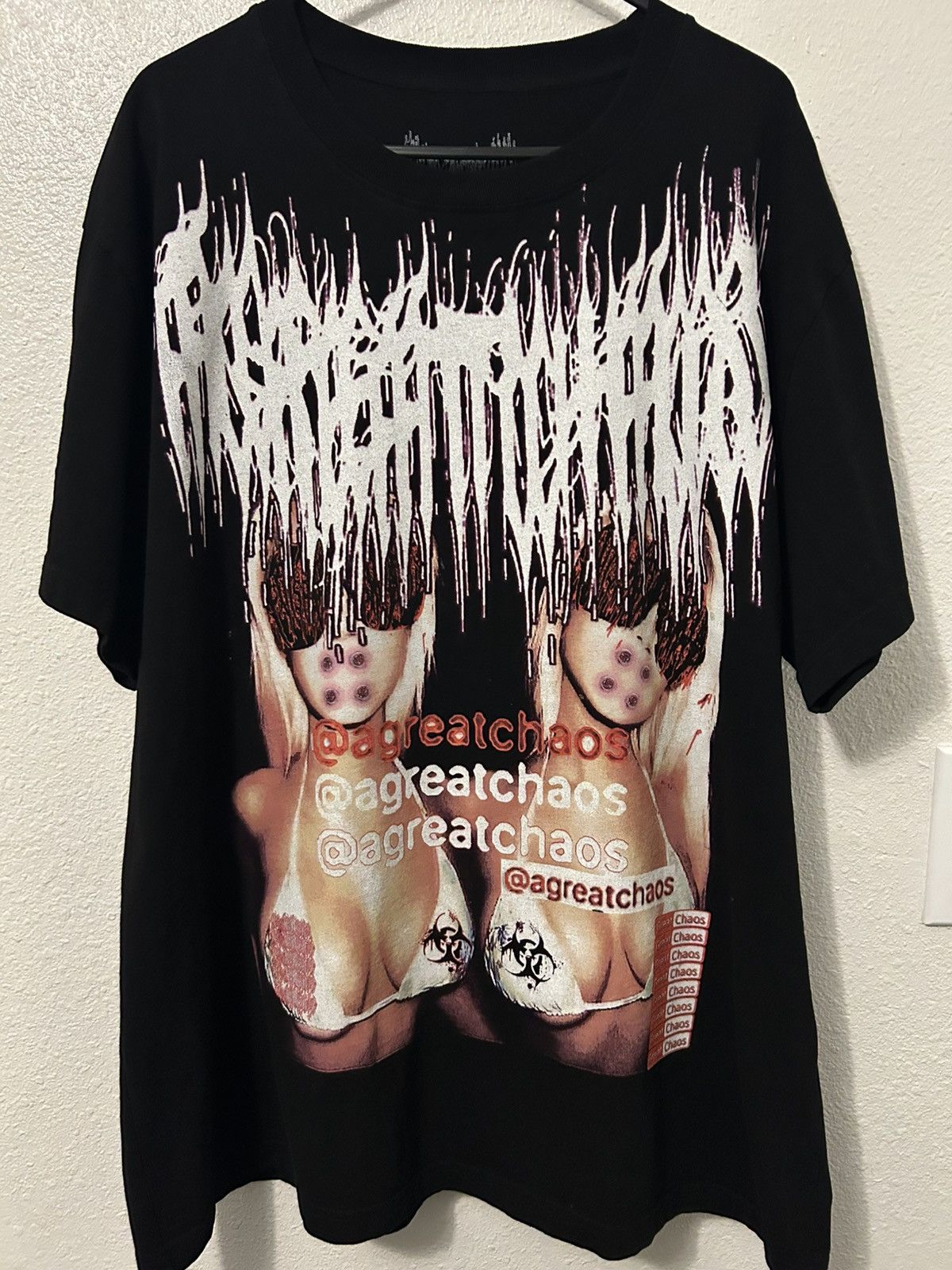 Ken Carson x Droland Miller Twins Tee AGC Chaos Tour