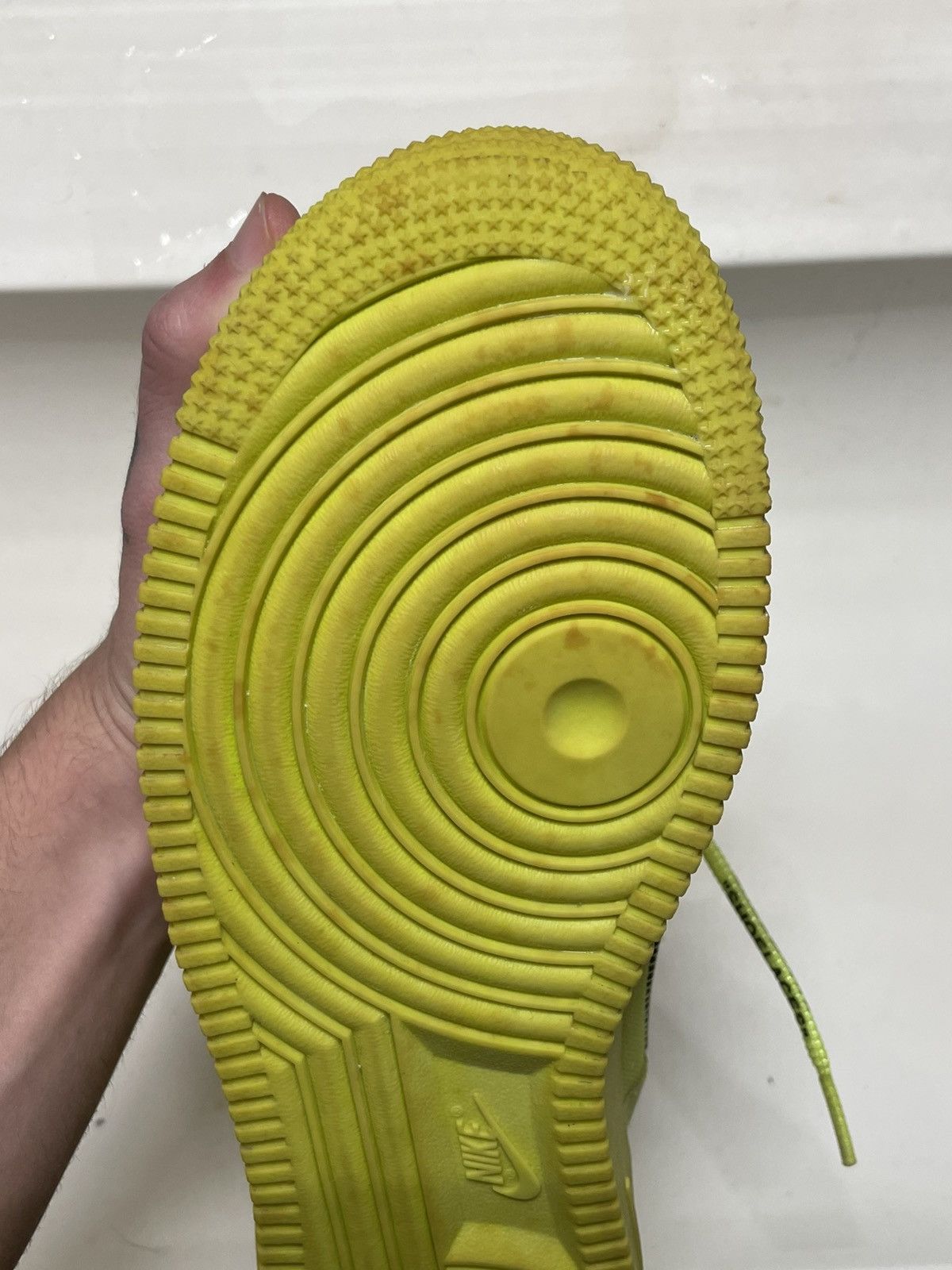 Nike × Off-White Nike Air Force 1 Low Off-White Volt Size US 7.5 / EU 40-41 - 19 Thumbnail