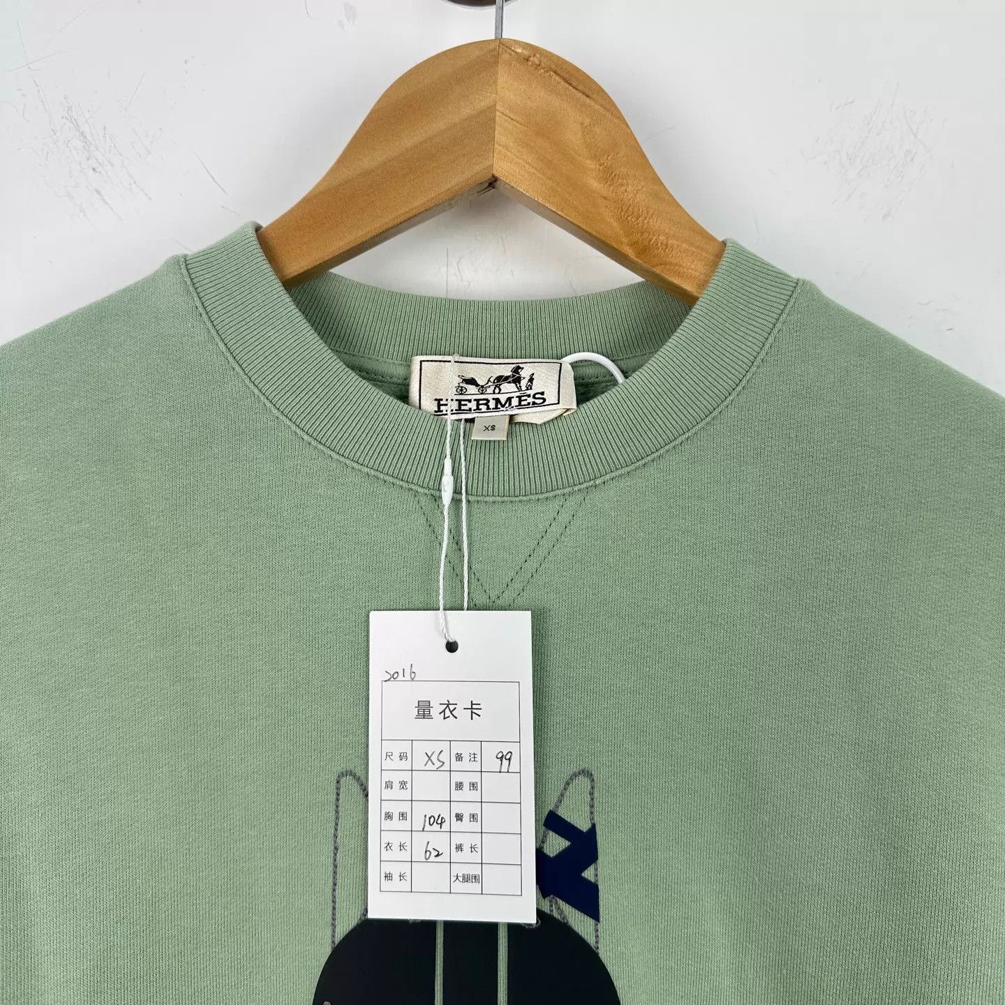 Hermes Hermes logo knit sweatshirt XS Size XS / US 0-2 / IT 36-38 - 3 Thumbnail