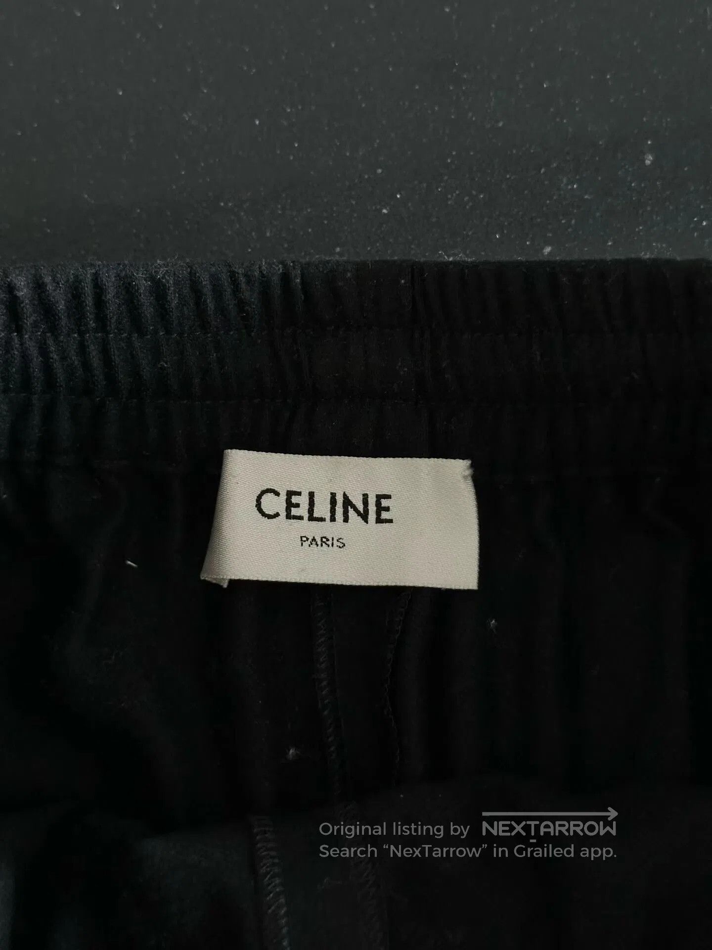 Celine CELINE Black Cashmere Trousers| Size US 38 / EU 54 - 3 Thumbnail
