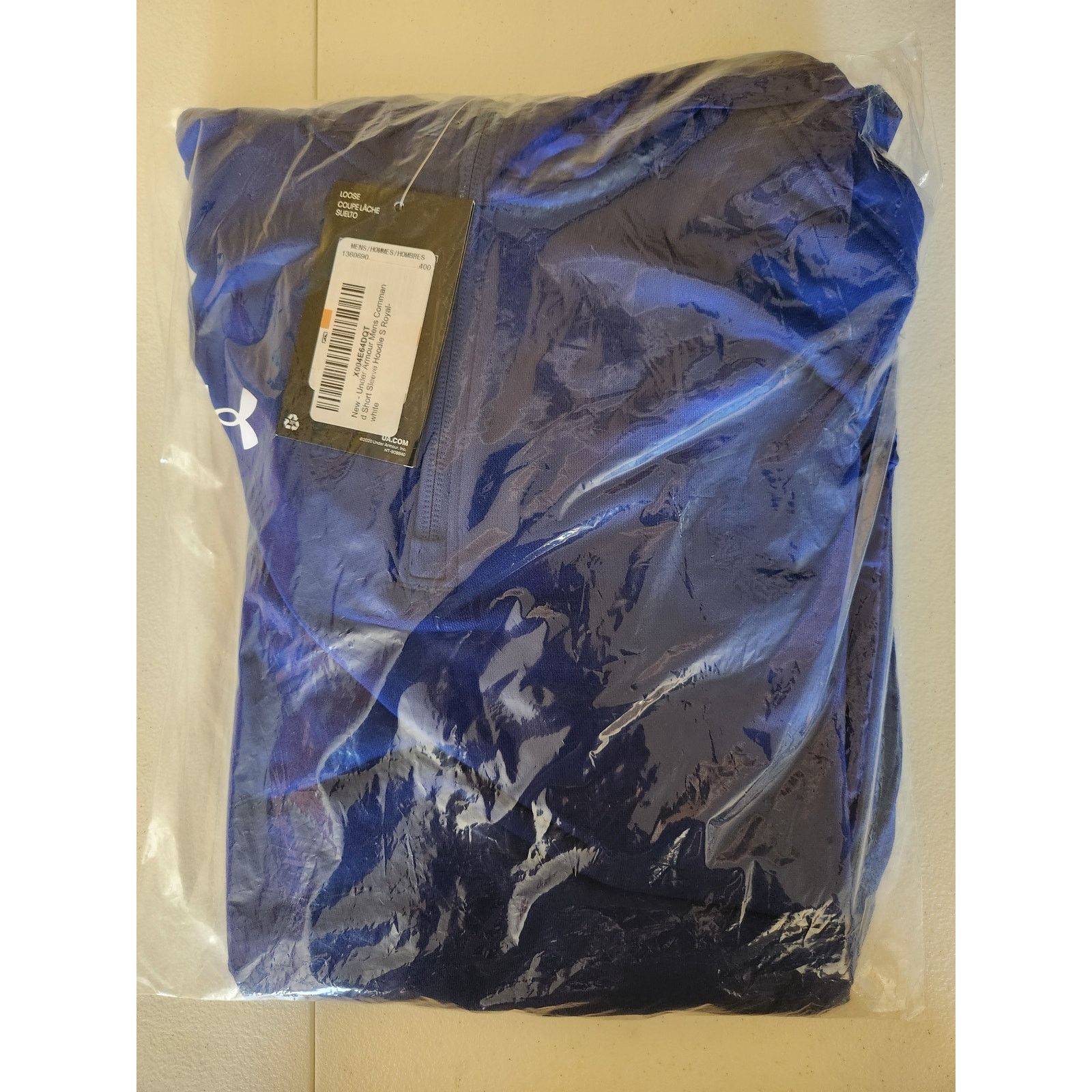 Under Armour Under Armour Men's Command Short Sleeve Hoodie Royal-white S Size US S / EU 44-46 / 1 - 2 Thumbnail