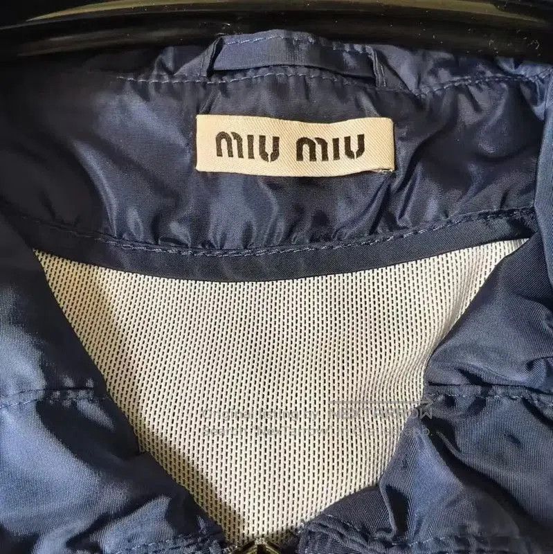 Miu Miu Miu Miu Blue Women's Trench Coat Size S . Size S / US 4 / IT 40 - 3 Thumbnail