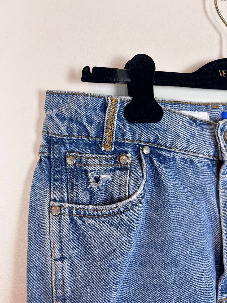 Ader Error × Zara Ader Error x Zara patchwork wide leg jeans | Grailed