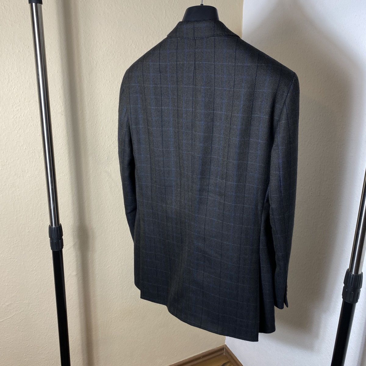 Harris Tweed Wool checkered jacket Magee New Size 38S - 12 Thumbnail