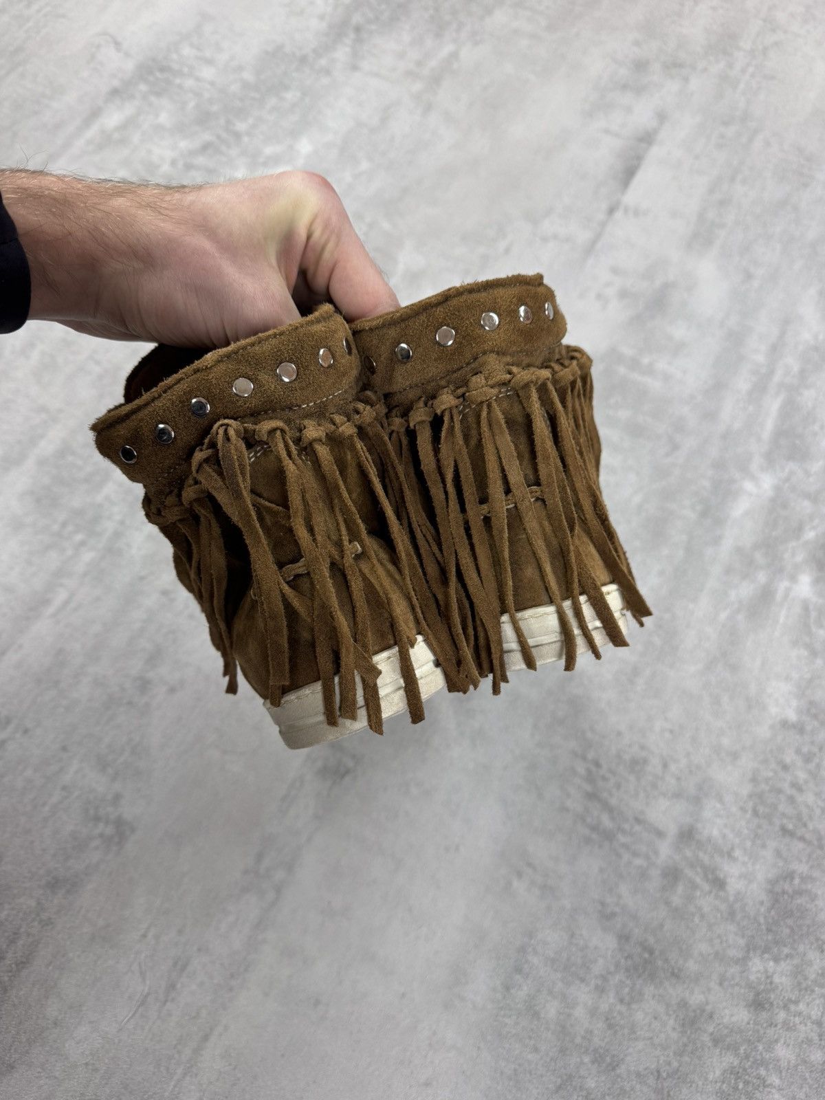 Other EL VAQUERO LEATHER SNEAKER FRINGE SUEDE BOOTS Wedge SIZE 40 Size US 8.5 / IT 38.5 - 8 Thumbnail