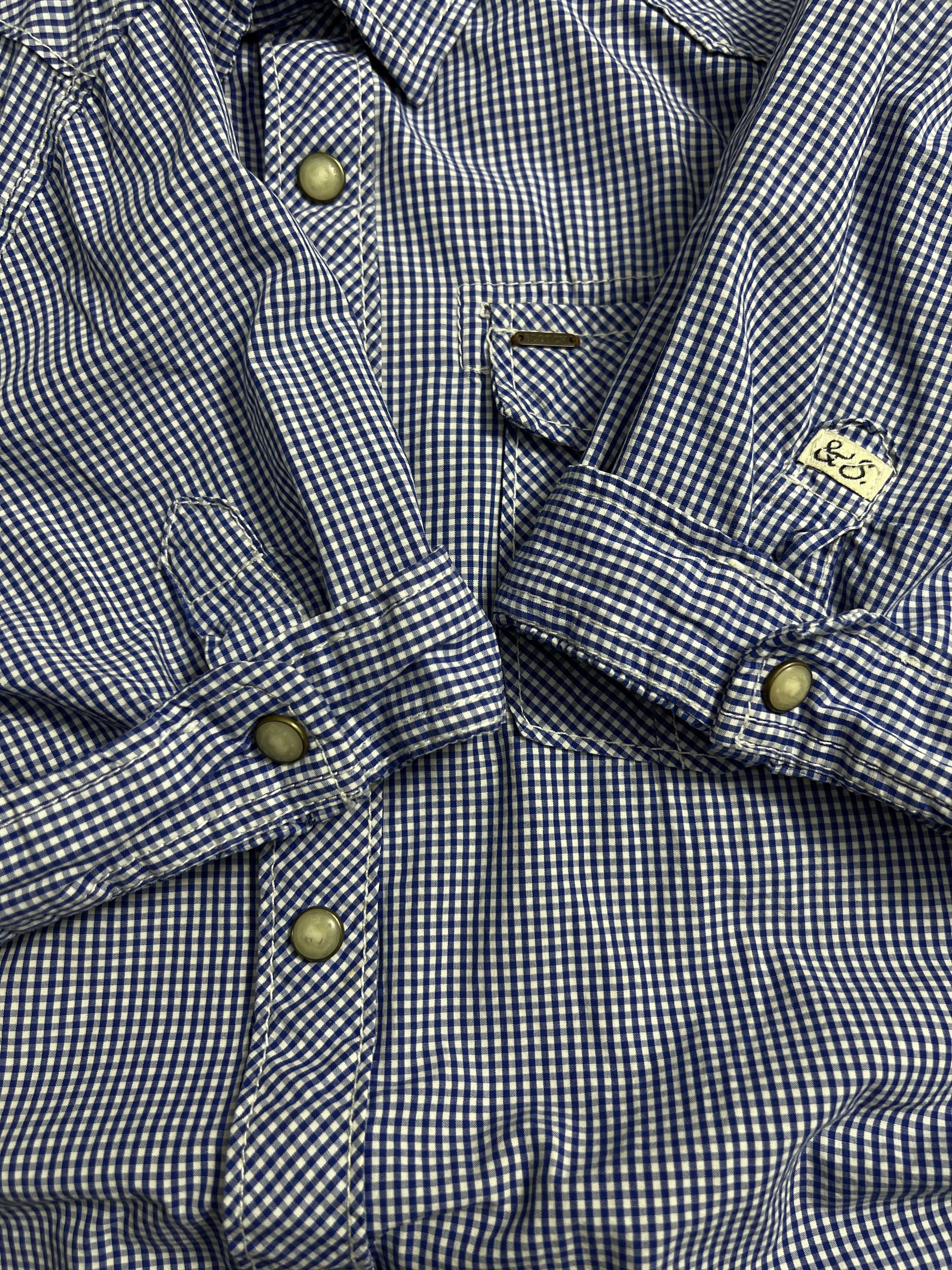 Scotch & Soda Scotch & Soda Embroidery Plaid Western Shirt JK449 Size US M / EU 48-50 / 2 - 8 Thumbnail