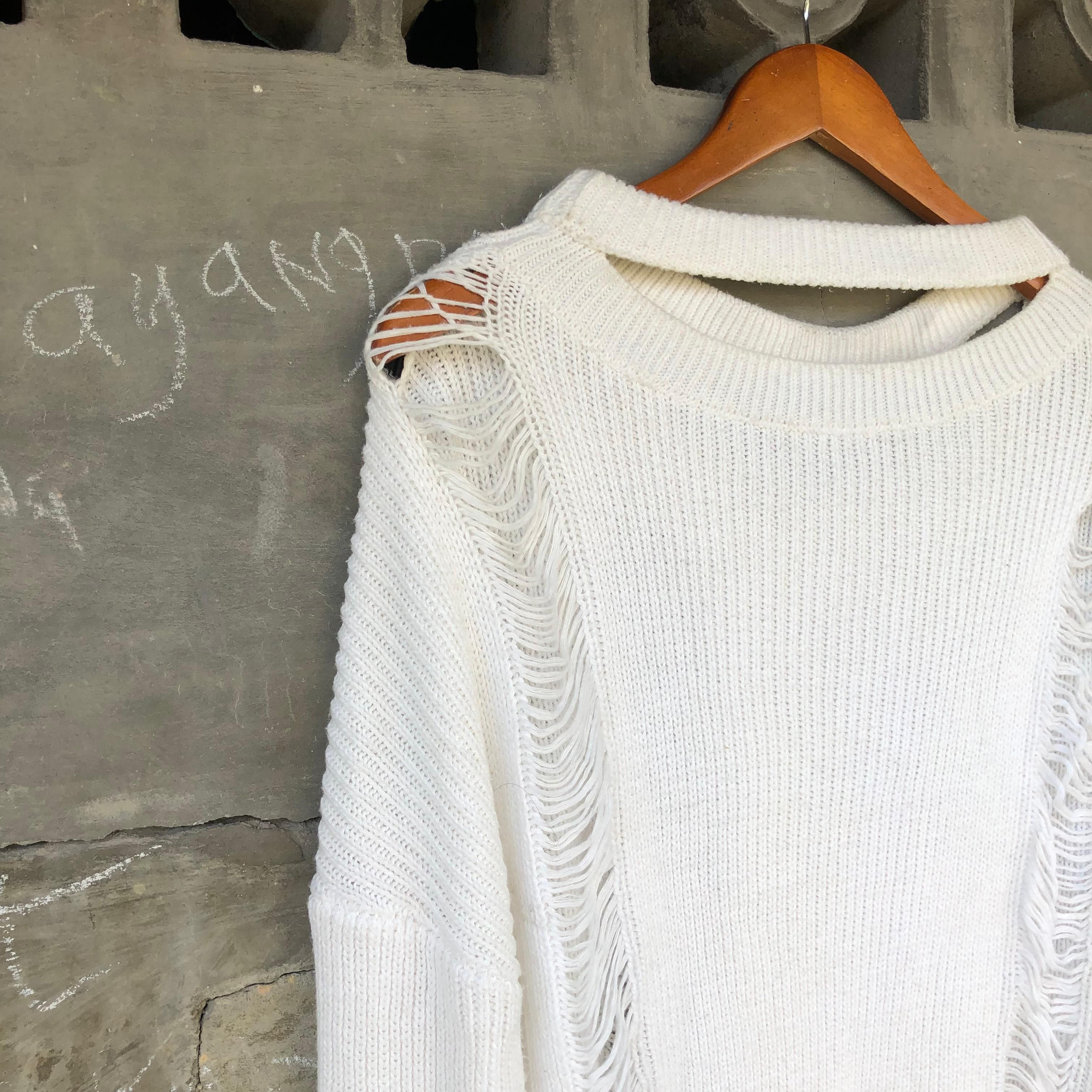 Diesel Diesel Distressed Grunge Knitwear Size US L / EU 52-54 / 3 - 5 Thumbnail