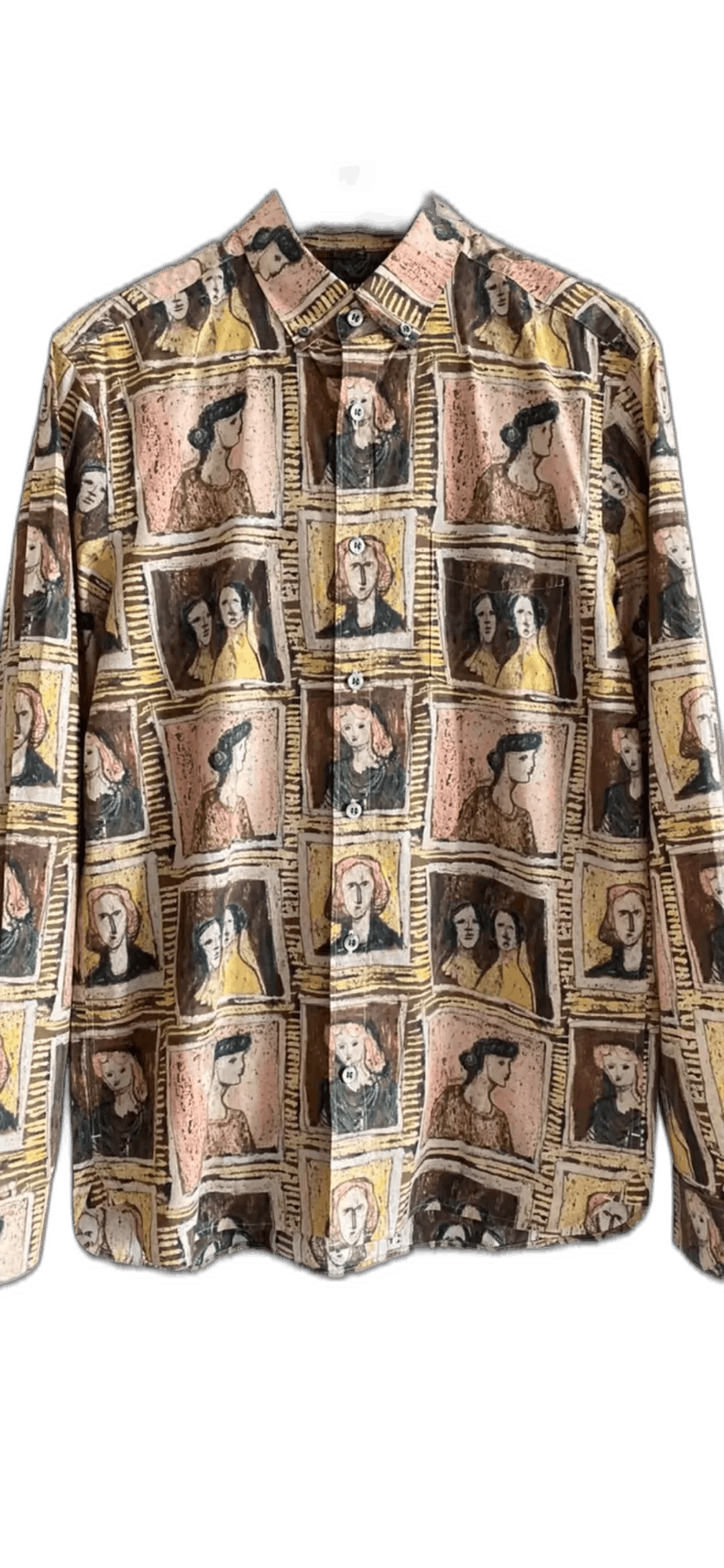 Burberry Burberry Burberry Artistic Print Long Sleeve Shirt-2507 Size US M / EU 48-50 / 2 - 1 Thumbnail
