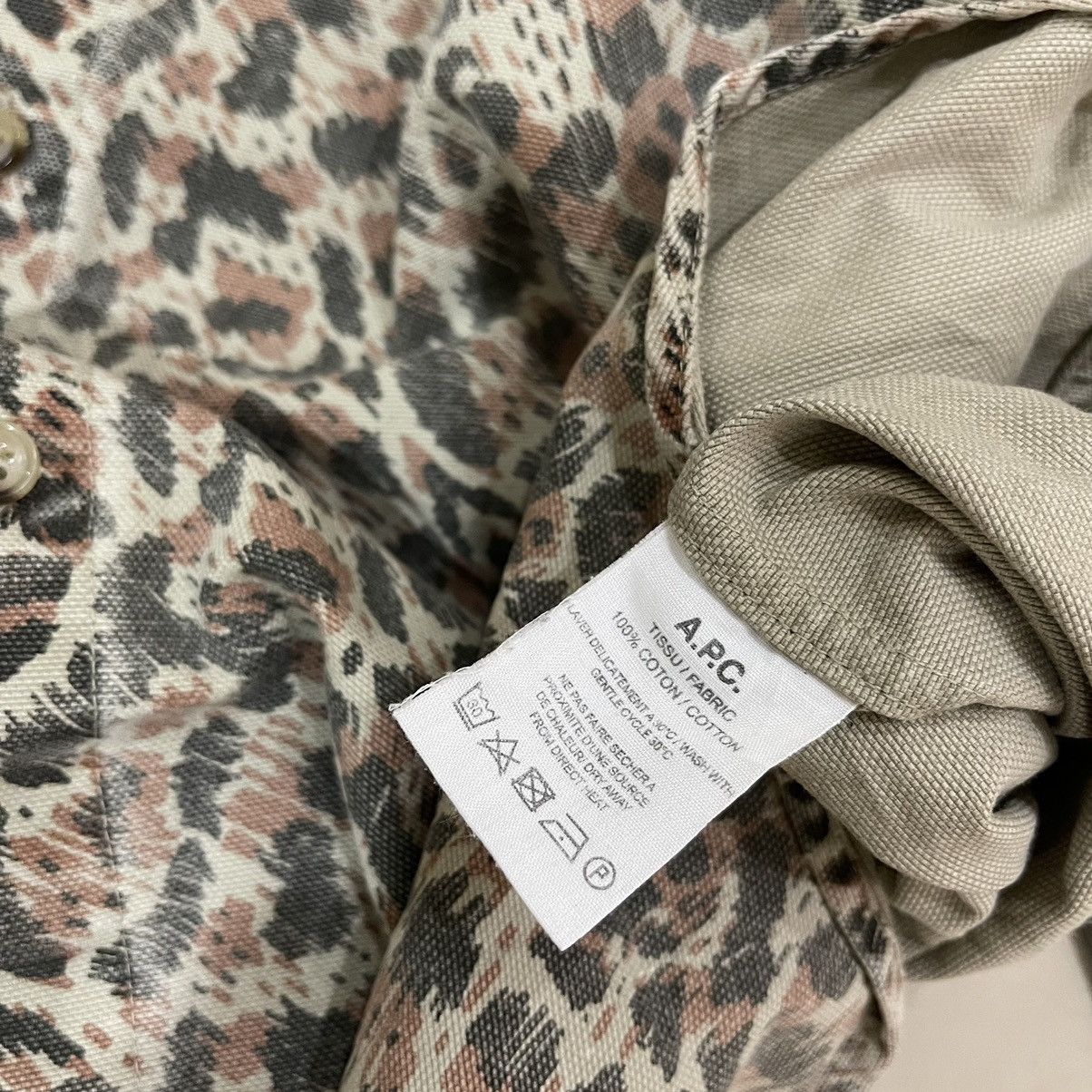 A.P.C. Vintage A.P.C Camo Button Jacket Size US M / EU 48-50 / 2 - 9 Thumbnail