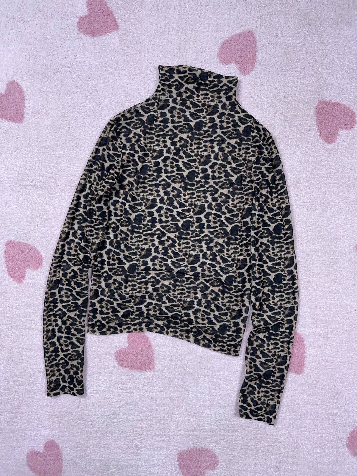 Other ➕ avant garde mesh top Panther leopard print ls top Size US M / EU 48-50 / 2 - 1 Thumbnail
