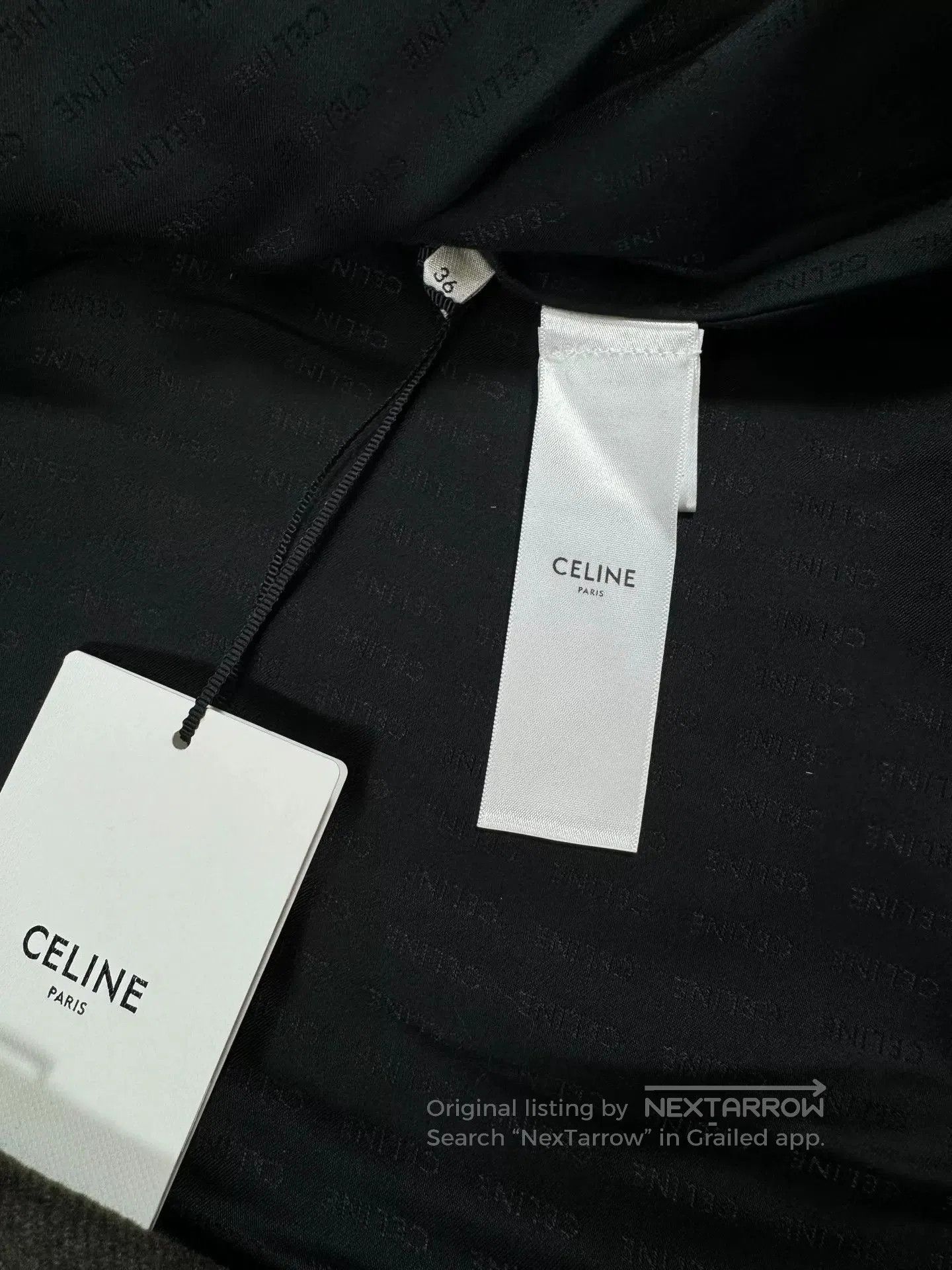 Celine Celine Four-Pocket Cashmere Coat with Gold Hardware. Size S / US 4 / IT 40 - 5 Thumbnail