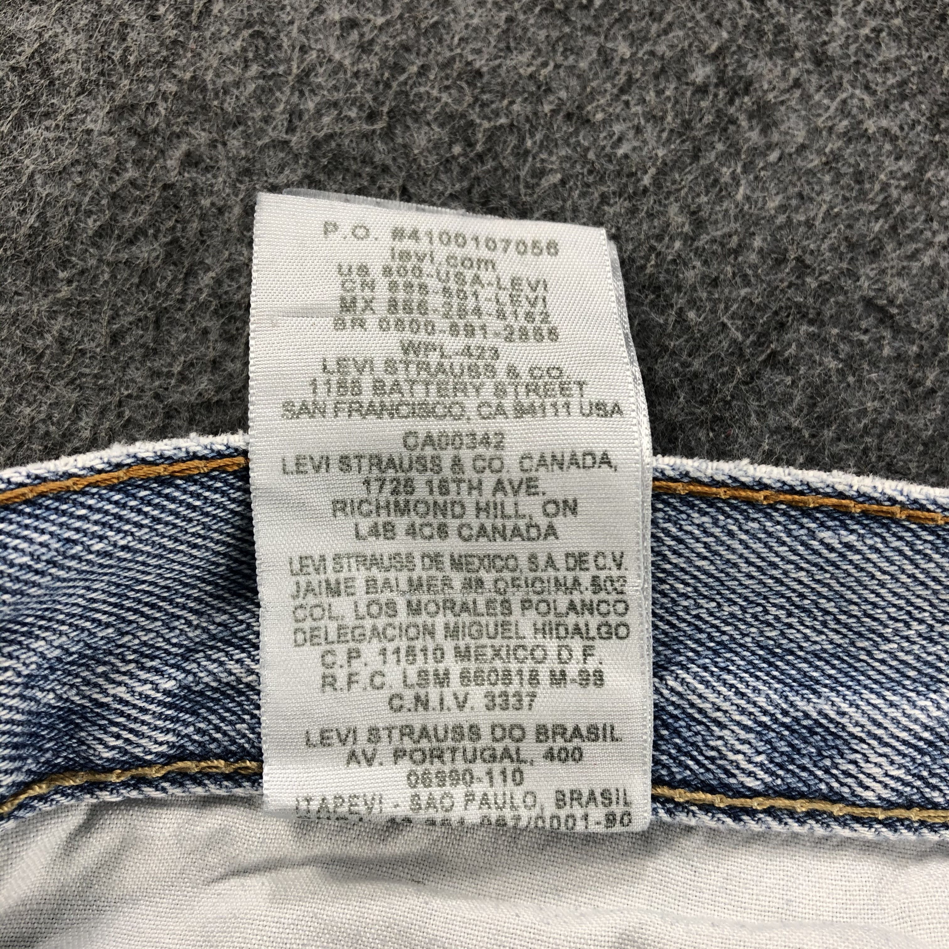 Levi's Vintage Levis 550 Jeans Relaxed Fit Denim-J1078 Size US 37 - 12 Thumbnail