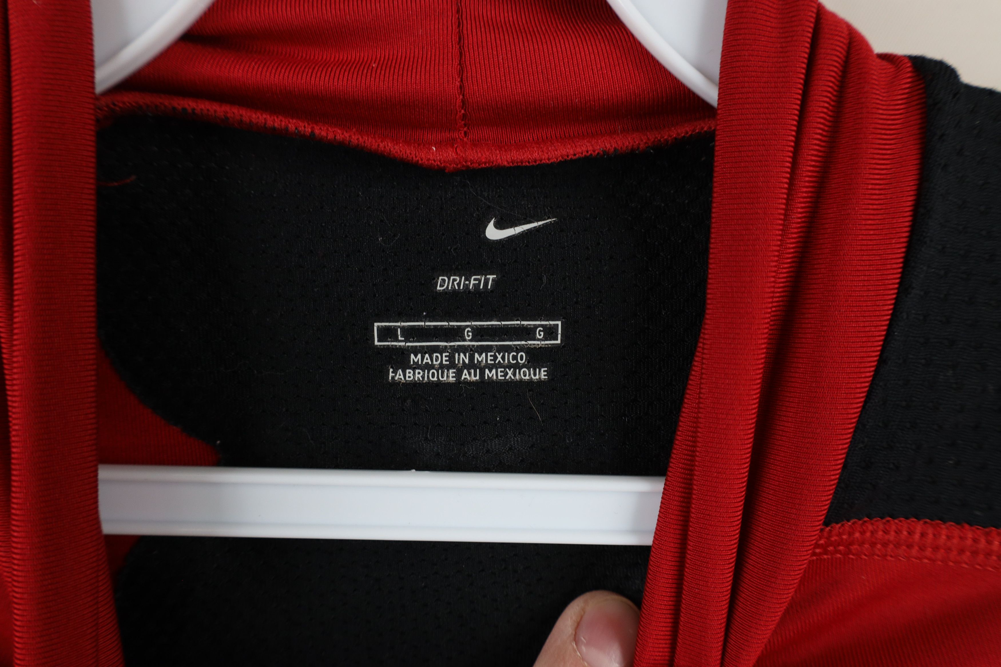 Nike × Vintage Vintage Nike Swoosh Compression Vented Mock Neck T-Shirt Size US L / EU 52-54 / 3 - 6 Thumbnail