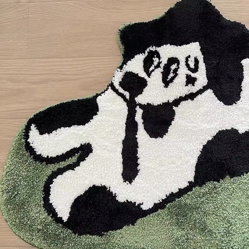 Handmade Handmade Tufting Home Decor Cartoon Animal Rug Carpet Size ONE SIZE - 6 Thumbnail