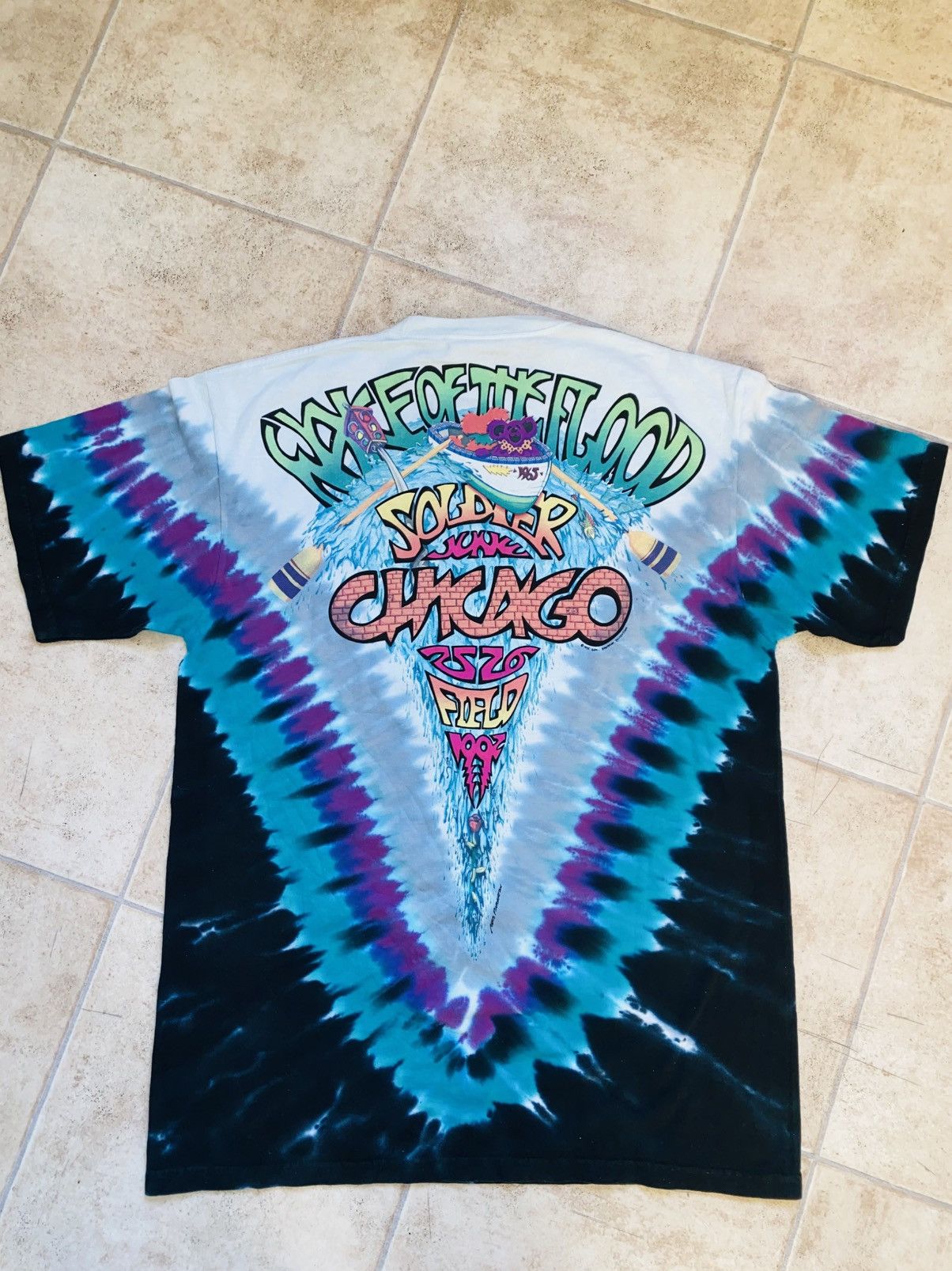 Grateful Dead × Liquid Blue Liquid Blue USA Wake Of Flood 1992 NikeSB Pleasures Size US L / EU 52-54 / 3 - 10 Thumbnail