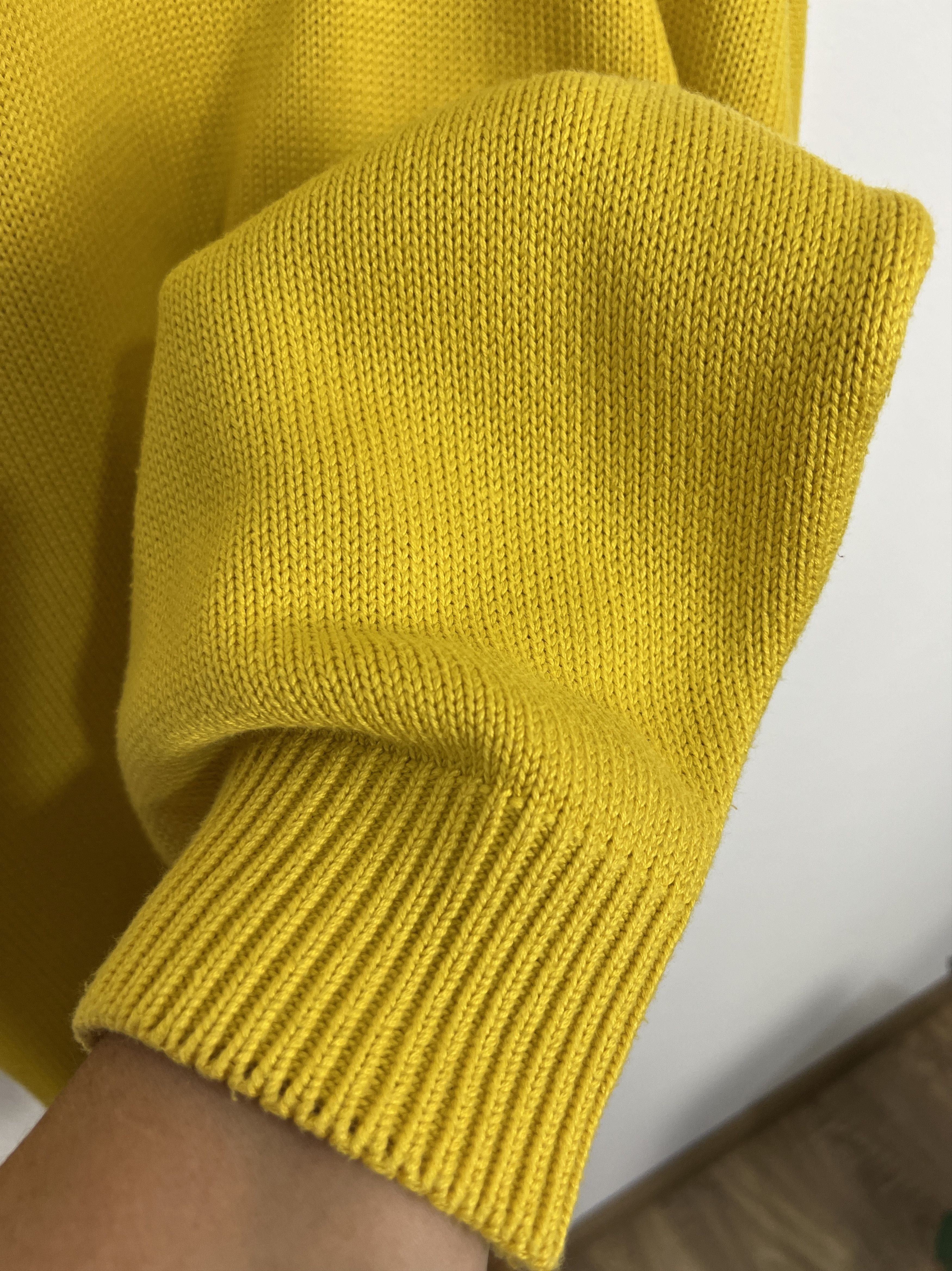 Carlo Colucci Vintage Carlo Colucci Yellow Knit Sweater Pullover Mens Size US XL / EU 56 / 4 - 13 Thumbnail