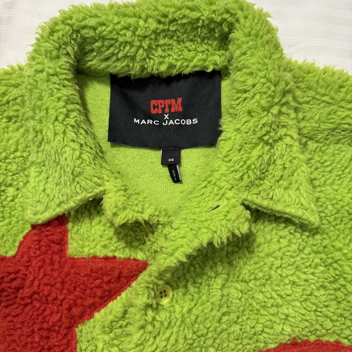 Marc Jacobs Marc Jacobs X Cactus Plant Flea Market Sherpa Jacket Size US XS / EU 42 / 0 - 3 Thumbnail