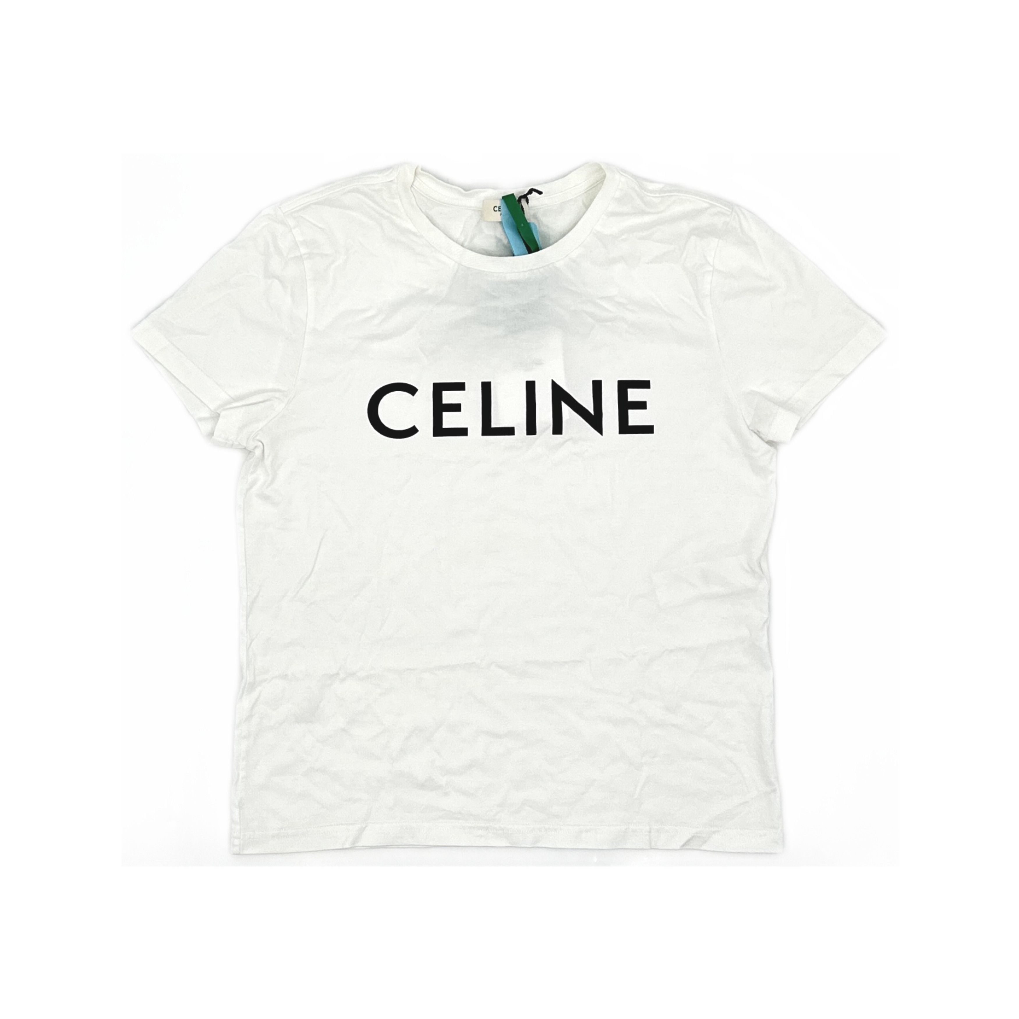 Celine CELINE Logo T-Shirt Size M Size US M / EU 48-50 / 2 - 1 Thumbnail