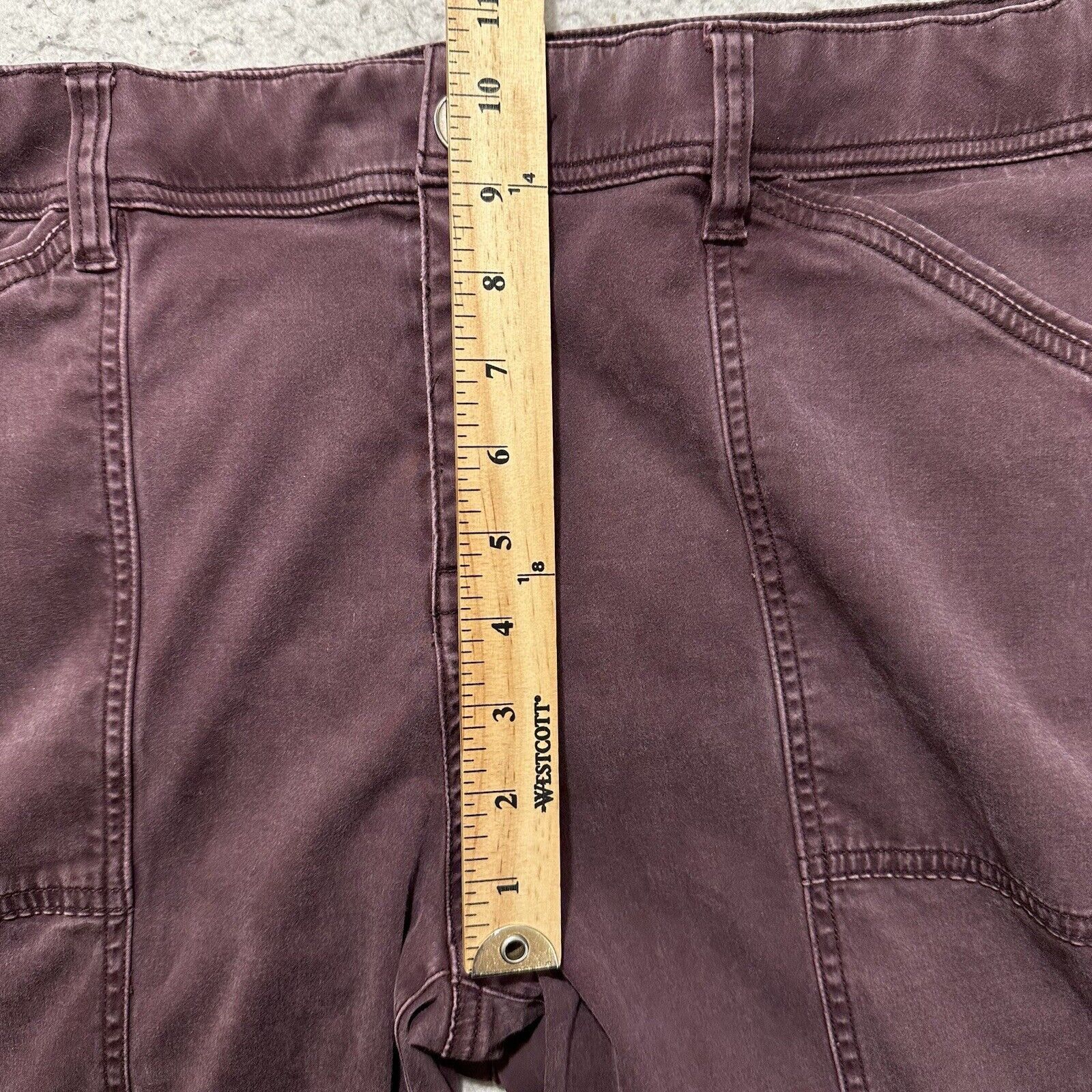 Other Lane Bryant 18 Purple High Rise Denim Skinny Jeans Stretch Size 40" / US 18 - 11 Thumbnail