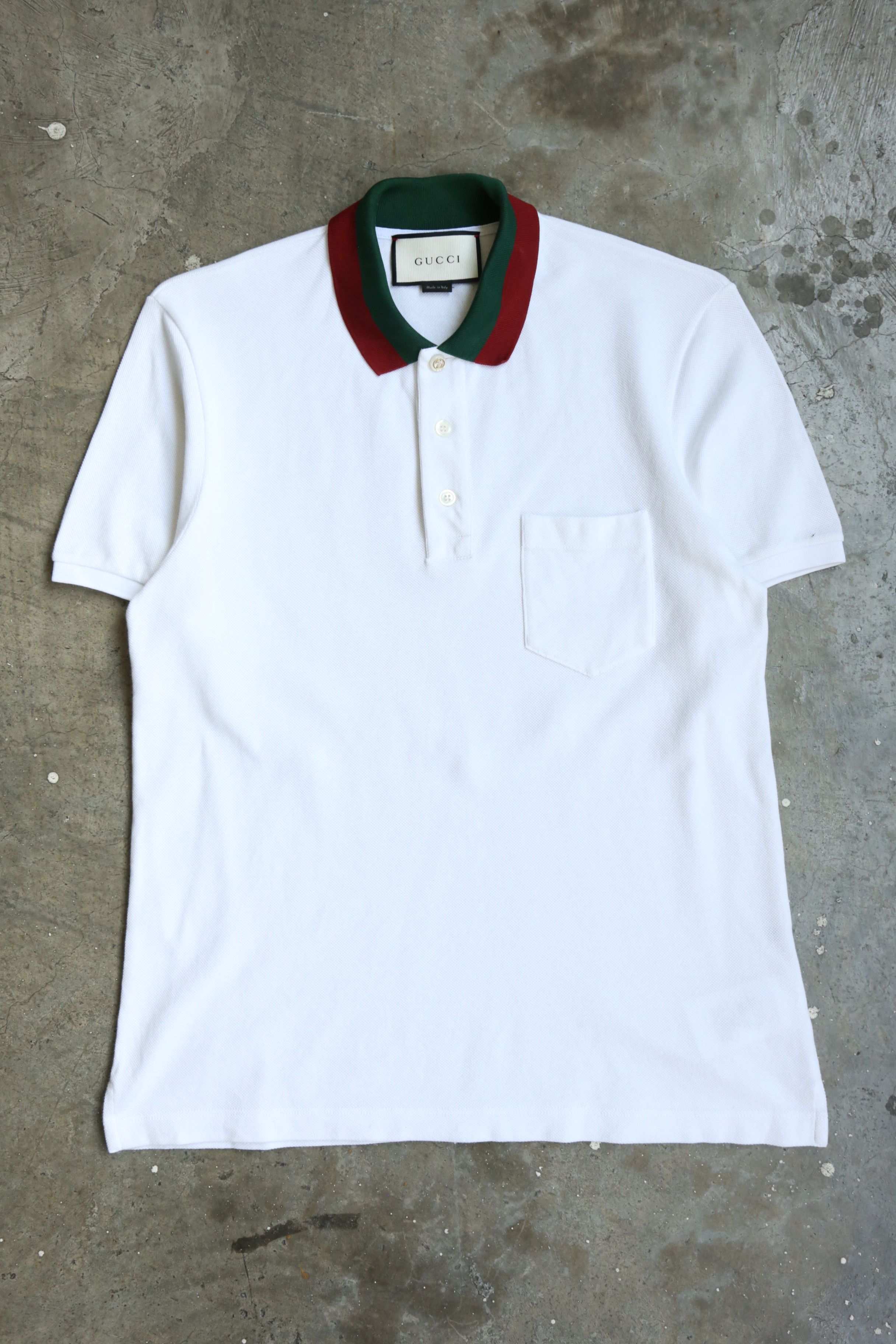 Gucci Gucci - 2021 - Web Collar Polo Size US L / EU 52-54 / 3 - 2 Thumbnail