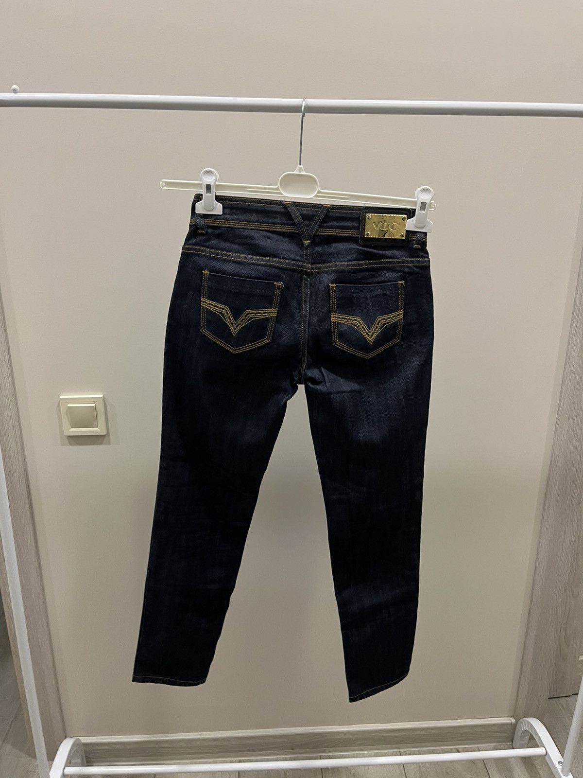 Versace Vintage Versace Jeans Couture slim leg Blue jeans 25 Size 27" / US 4 / IT 40 - 6 Thumbnail