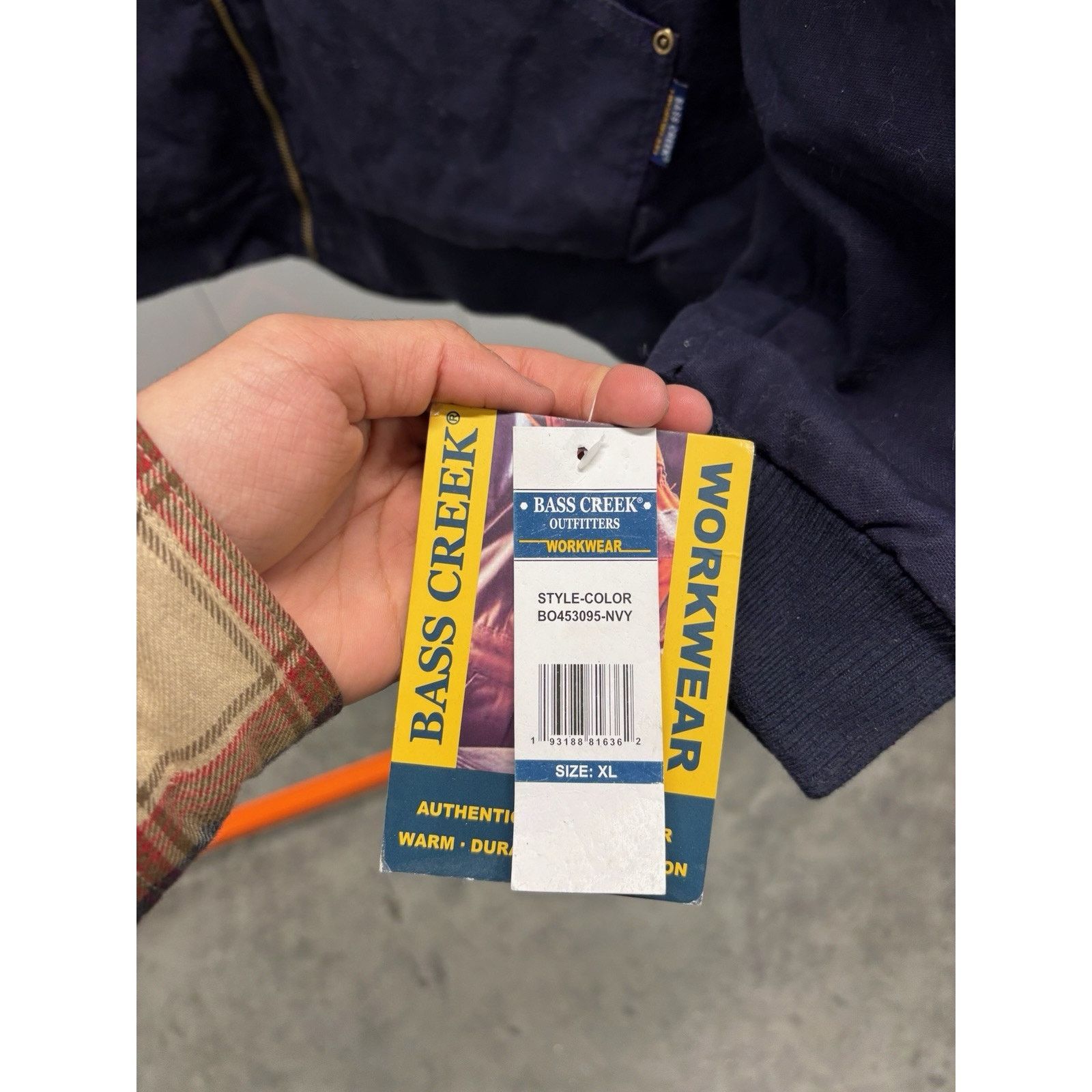 Carhartt Vintage Bass Creek Workwear Jacket Navy XL Carhartt Style Size US XL / EU 56 / 4 - 4 Thumbnail
