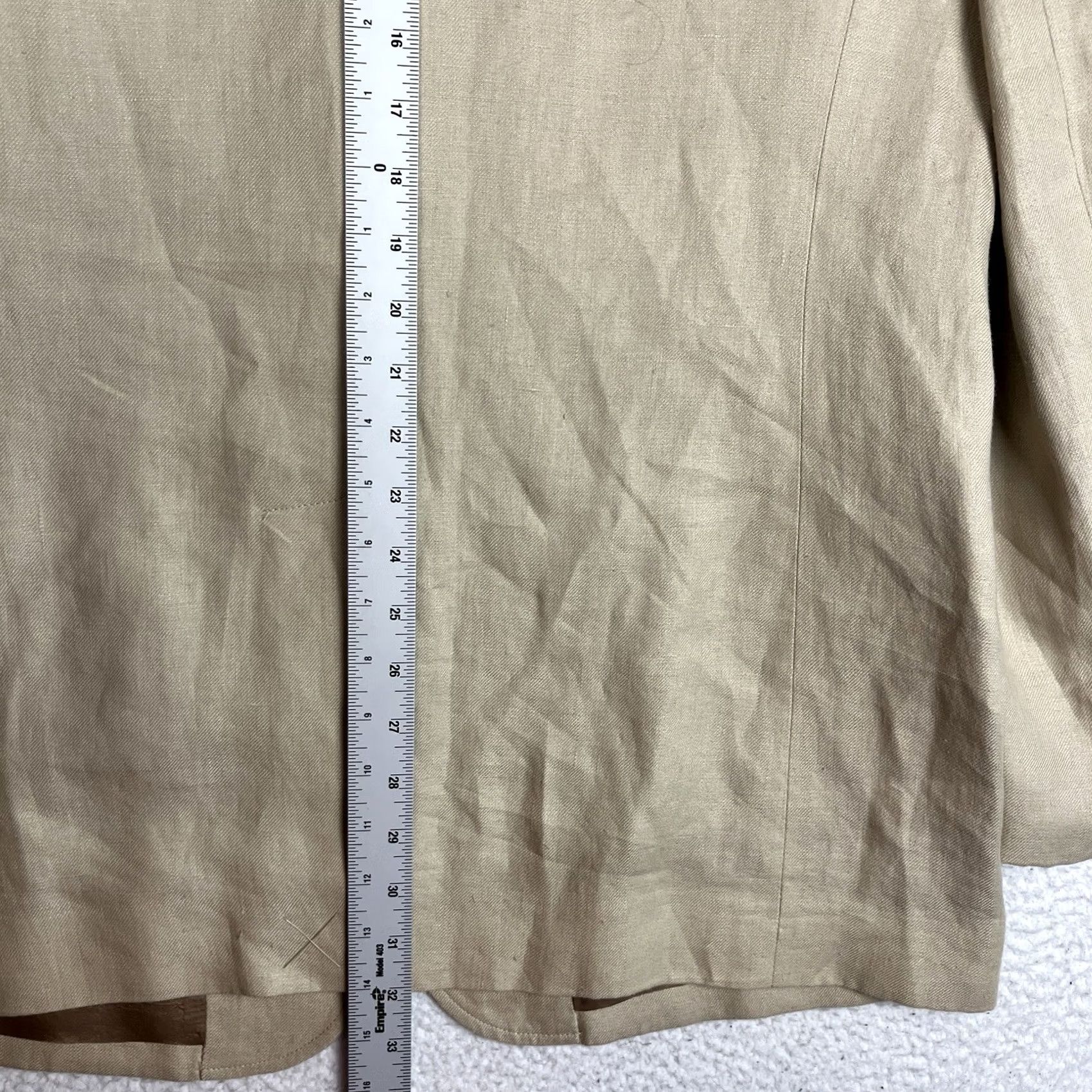 J.Crew J. Crew Suit 2 Piece Beige Tan Irish Linen 42R 36x30 Mens Size 42R - 7 Thumbnail
