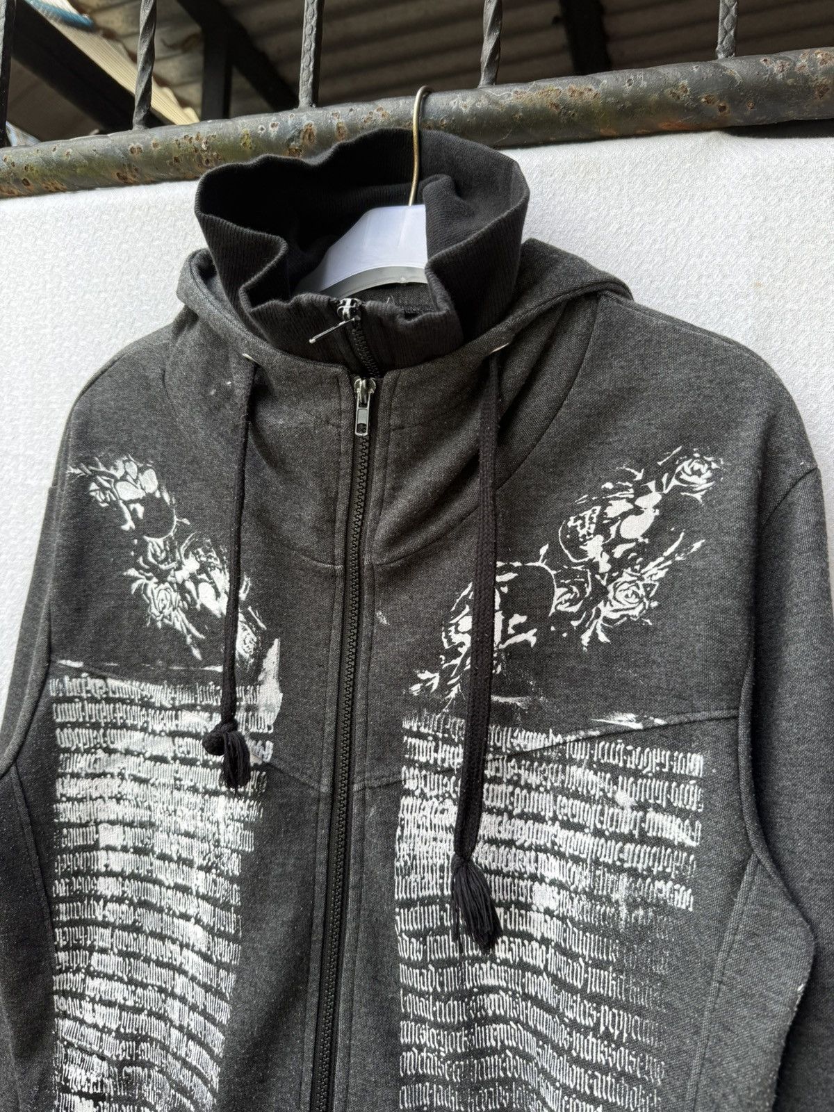 Japanese Brand double layer zip hoodie poem skull ifsixwasnine style Size US L / EU 52-54 / 3 - 6 Thumbnail