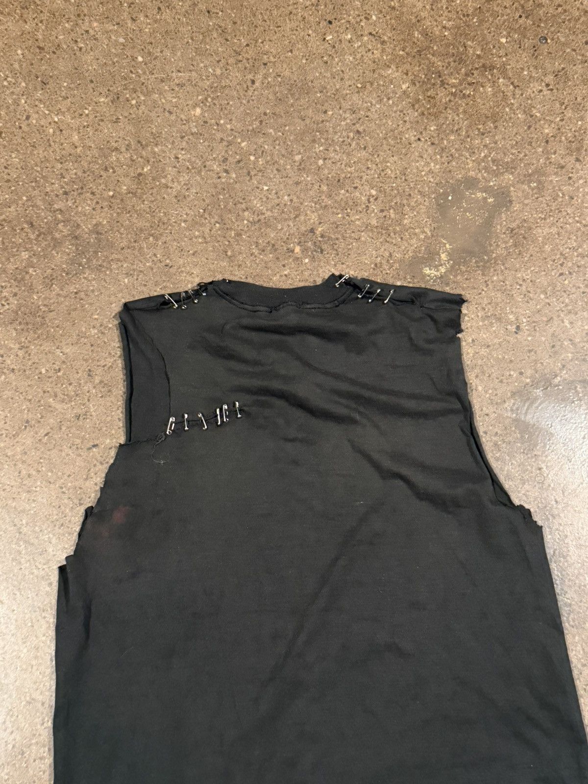 Vintage True vintage 80s chain gang thrashed faded repaired cutoff Size US XL / EU 56 / 4 - 6 Thumbnail