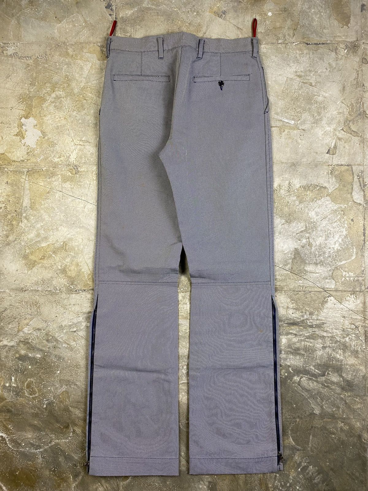Prada Prada - SS00 Logo Flared Denim Cut Size 29" - 5 Thumbnail
