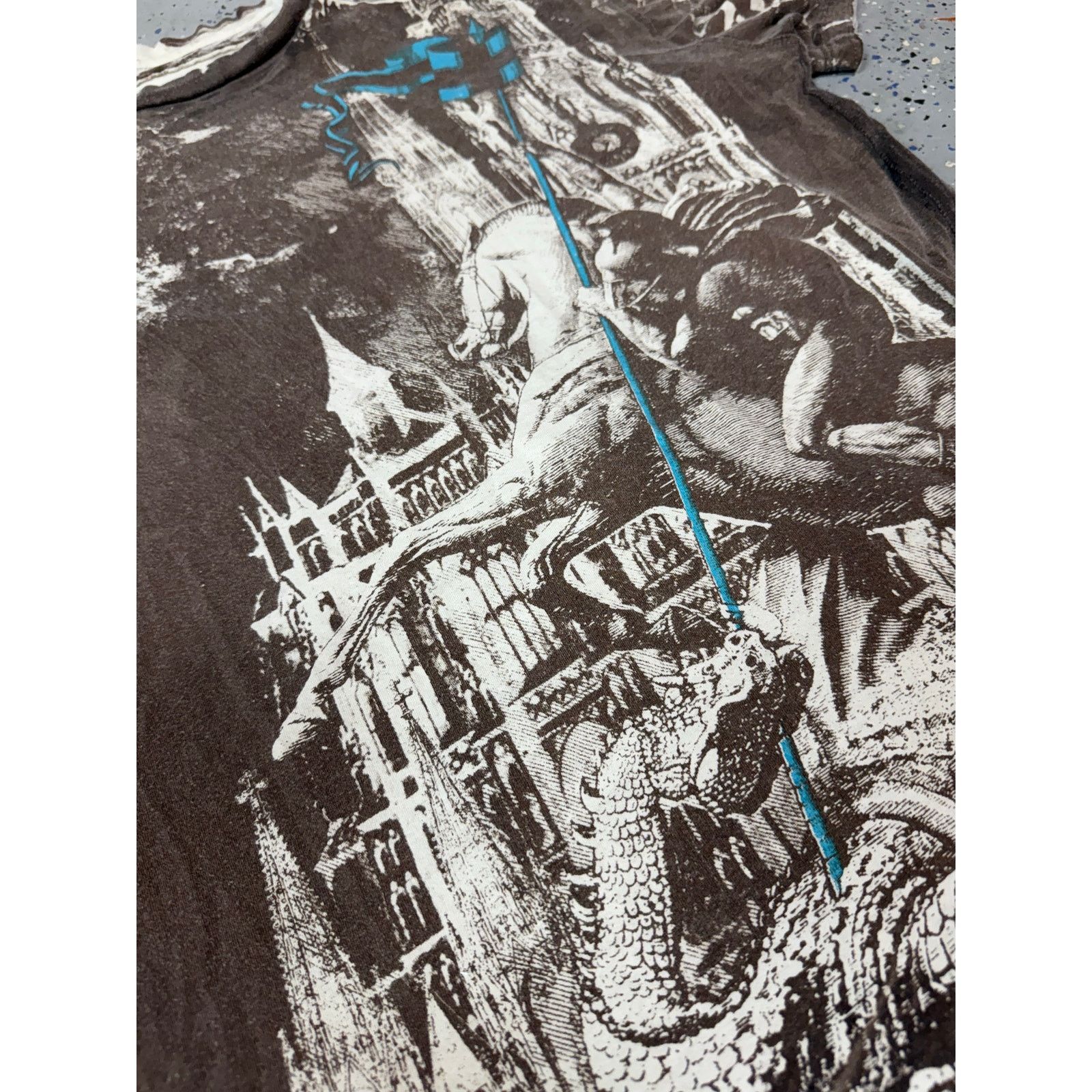 (+)PEOPLE y2k castle and horse tee Size US L / EU 52-54 / 3 - 6 Thumbnail